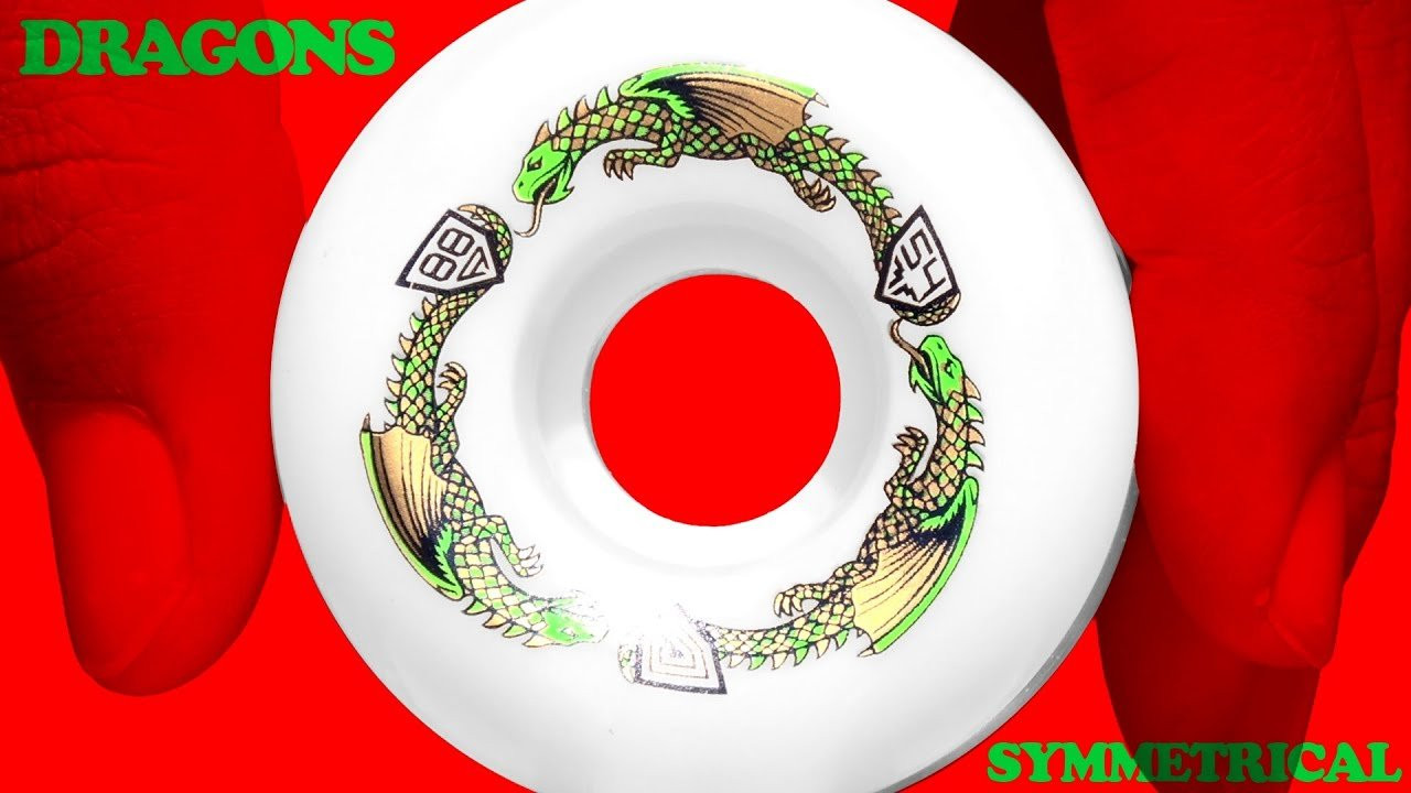 Dragon Formula 88A 54x39mm wheels now shipping to skate shops worldwide.<br />- Symmetrical double radial design<br />- Wide ride patch<br />- Sidecut shape<br />- Center set bearing<br />- Great for riding over rough terrain<br />- Fast, smooth, long lasting with good grip to slide ratio<br />- DF88 is available in various shapes and sizes<br /><br />Shop Dragon Formula 88A<br />https://www.skateone.com/skateboard-wheels/dragons/dragons-88a