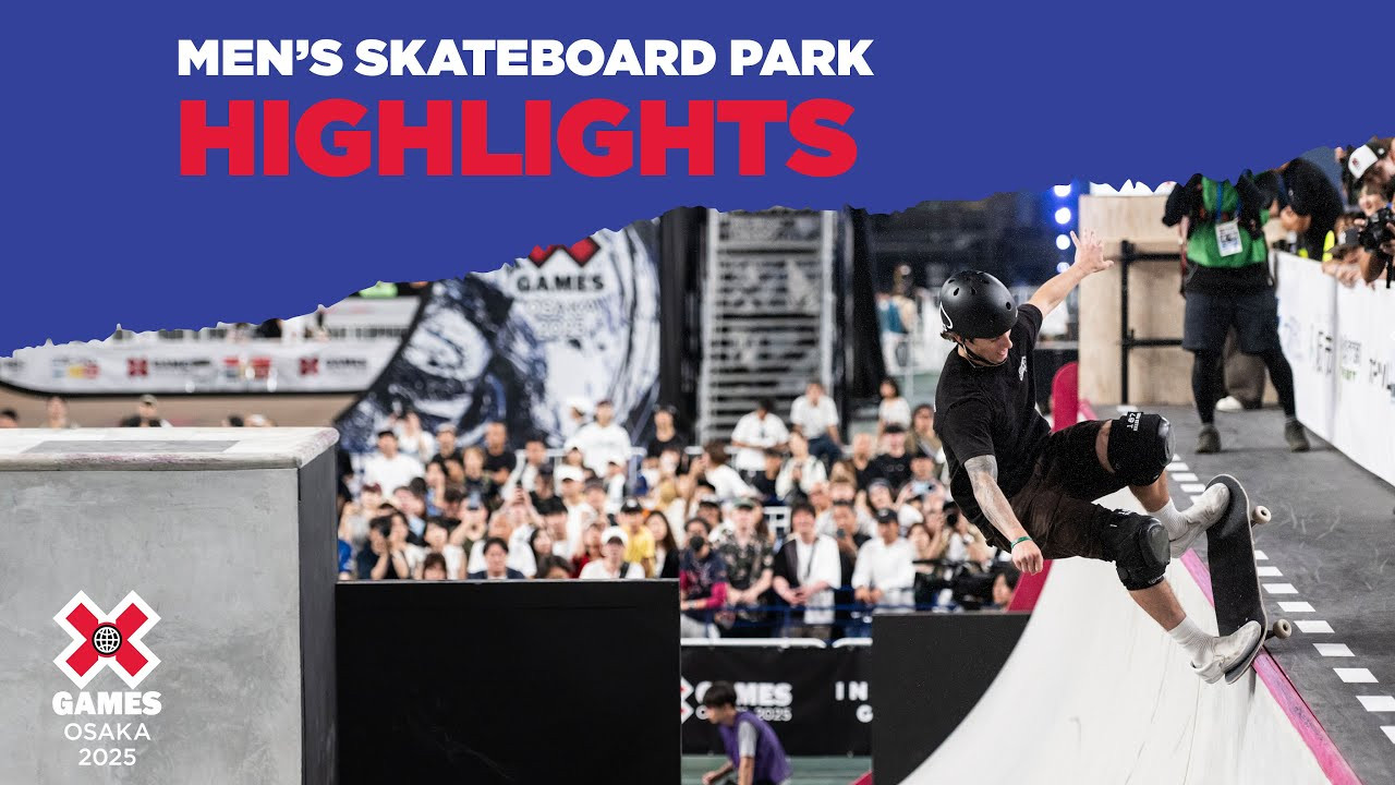 Watch the Men’s Skateboard Park top highlights from X Games Osaka 2025 in Japan!<br /><br />How medal event is judged:<br />Playoffs: 1 heat of 8 athletes with 2 runs each (0:45 seconds maximum per run), best run counts. Runs will be scored 1-100. Athletes ranked 1-4 will advance to the final.<br />Finals: Athlete scores are reset to zero after playoffs. 1 heat of 4 athletes with 2 runs each (0:45 seconds maximum per run), best run counts. Runs will be scored 1-100. <br /><br />Park is a style of skateboarding featuring a variety of obstacles such as ramps, bowls, quarterpipes and ledges arranged in a challenging and creative layout. Skateboarders use these obstacles to perform a variety of tricks, airs and grinds, incorporating a majority or all features into a single run. Competitors will be judged based on execution of maneuvers, degree of difficulty, variety, continuity of run, originality and style, amplitude (height of airs) and use of the course.<br /><br />#XGames #XGamesOsaka #XGamesJapan #Skateboarding<br /><br />____<br /><br />X Games — your destination for all things action sports, music, lifestyle and everything in between. <br /><br />Visit our official homepage at http://xgames.com for more coverage and highlights.<br /><br />SUBSCRIBE: https://www.youtube.com/XGames<br /><br />Check us on Social @XGames:<br />Instagram ► https://instagram.com/xgames<br />TikTok ► https://www.tiktok.com/@XGames<br />Twitter ► https://twitter.com/xgames<br />Facebook ► https://facebook.com/XGames<br />Twitch ► https://www.twitch.tv/xgames<br />Snapchat ► @xgames<br />Text Us! ► (772) 494-2637<br /><br />Thanks for watching #XGames!