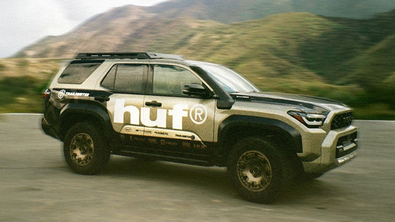 Escape from LA with HUF and Toyota Trailhunter<br /><br />For our latest collection with Toyota we enlisted Elan, the youngest member of the HUF marketing team, to fully concept and direct the campaign. Elan grabbed his pops and SF skate legend, Karl Watson, and his brothers to escape the city, hit some trails and get off the grid.<br /><br />Shot & Edited by Cole Borgstadt. <br />DP Jack Duffy<br /><br />Collection releases November 26.