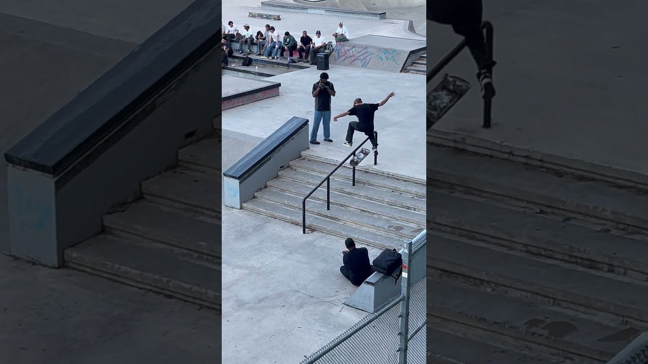 Blake Carpenter Switch bigflip frontboard's the housepark 6 stair rail 2nd try at Vinyl Skateboards recent Demo.<br /><br />Vinyl Skateboards now available in-store & online.<br /><br />www.nocomplyatx.com <br /><br />#skateboard #nocomplyskateboard #skatepark #techskater #blakecarpenter #nikesb