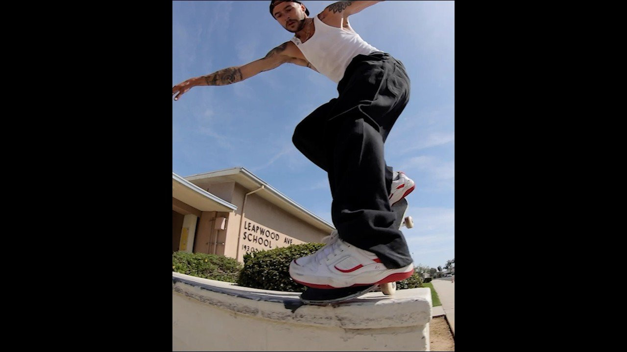 Laced up in his first pro shoe, TJ attacks spots from the scenic stone ledges of Europe to his old haunts in DTLA. Dude can’t be stopped.