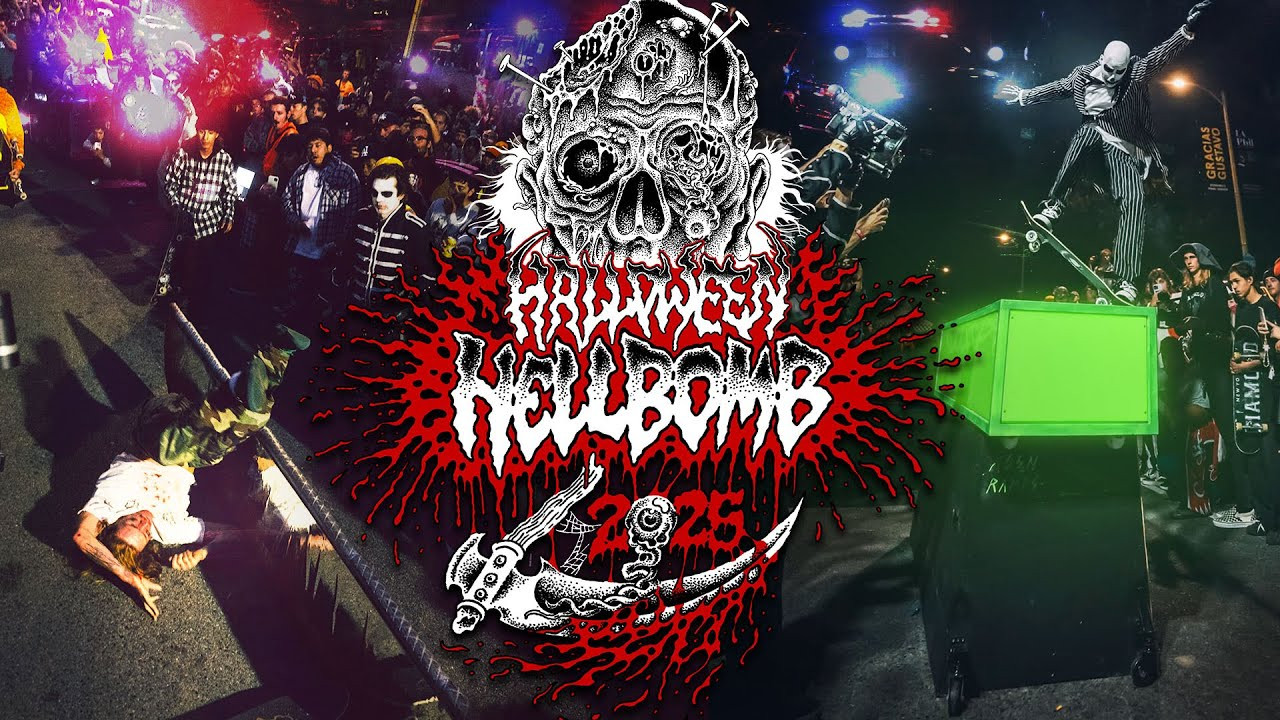 This year's Halloween Hellbomb, presented by Monster Energy, was one for the history books. Carnage and mayhem turned up to the absolute maximum levels.<br /><br />Buy Merch: <br />www.hellbomb.com<br /><br />Produced by:<br />Austin Leleu<br />Bobby Bils<br />Cory Keen<br /><br />Master of Ceremonies:<br />Kyle Walsh<br /><br />Filmed by:<br />Bobby Bils<br />Austin Leleu<br /><br />Additional Filming:<br />Matt Bublitz<br />TJ Gaskill<br /><br />Edited by:<br />Bobby Bils<br /><br />Still Photography:<br />Alex Papke<br />Matt Fookes<br />Rachel Marie Bock<br /><br />Artwork:<br />Taylor Smith<br /><br />Music:<br />Sunami - "Weak Die First"<br />Girth - "Toilet Extention"<br />DRAIN - "Feel The Pressure"<br /><br />Thank you:<br />Monster Energy<br />Thrasher Magazine<br />Keen Ramps<br />Vans Footwear<br />SKF Bearings<br />Los Angeles Police Department<br />Los Angeles Fire Department<br />Chopper Dave<br />Paul Rodriguez<br />Pizzanista<br />Satan's Drano<br /><br />For more information and merchandise, visit Hellbomb.com
