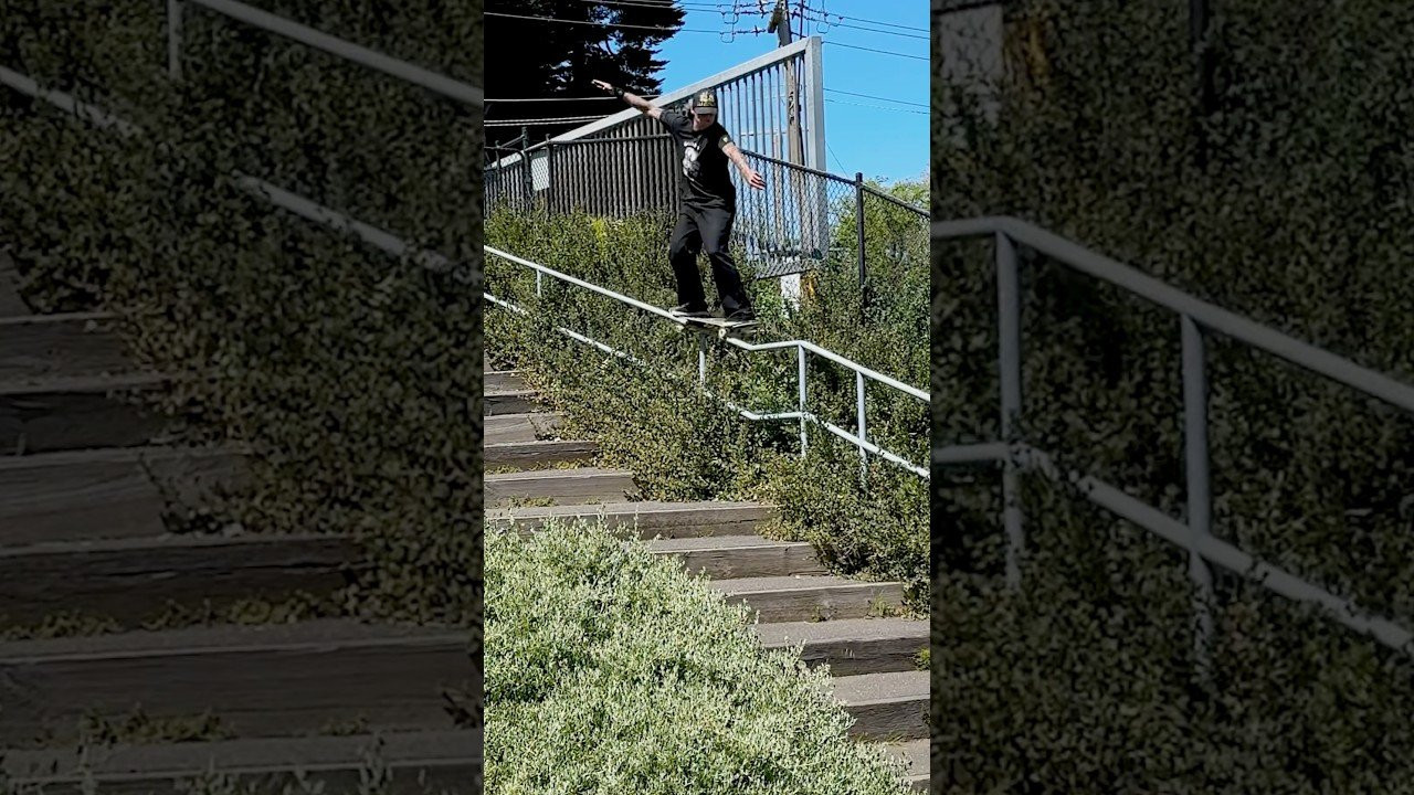 Kevin Bækkel grinds an absolute behemoth in Creature's “SEVER” video 📼 Full video playing on the Thrasher site 📡