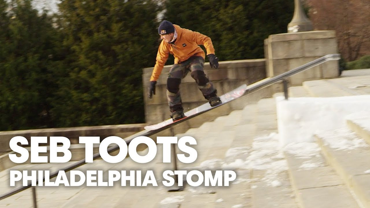 Snowboarder Seb Toots goes big on the most iconic stair set in Philadelphia.<br /><br />► Learn more about Sebastien Toutant on RedBull.com: https://win.gs/SebTootsTrivia<br /><br /> Sébastien ‘Seb Toots’ Toutant has a wealth of grand slam titles under his belt, including several FIS World Cup wins and a number of Winter X Games podium spots, including gold in the 2013 slopestyle event and silver in the 2016 slopestyle. He followed up with gold in the 2016 Air + Style in Innsbruck, while 2017 saw him take another FIS World Cup and place second overall on the Air + Style Tour. The world is now Seb’s playground, and he’s keeping busy bringing his tricks to competition and shredding his way from podium to podium.<br /><br />#redbull #snowboarding #SebastienToutant<br />-<br />Experience the world of Red Bull like you have never seen it before. With the best action sports clips on the web and original series, prepare for your "stoke factor" to be at an all time high.<br /><br />Subscribe to Red Bull on Youtube: http://win.gs/SubToRedBull<br /><br />Get the FREE Red Bull TV apps for all your devices: https://go.onelink.me/351027264/35a30660<br /><br />Red Bull on Facebook: http://win.gs/redbullfb<br /><br />Red Bull on Instagram: http://win.gs/RedBullInstagram<br /><br />Red Bull on Twitter: http://win.gs/redbulltwitter