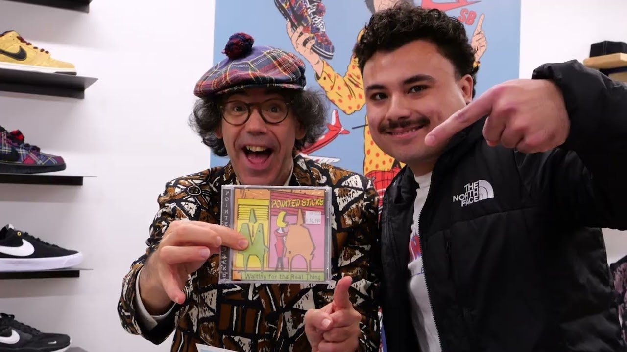 Nardwuar celebrates the release of his recent collab shoe with Nike SB with some fans at the store! Thanks for coming by and please remember keep on rockin' in the free world!<br />Film/Edit: Daniel Policelli