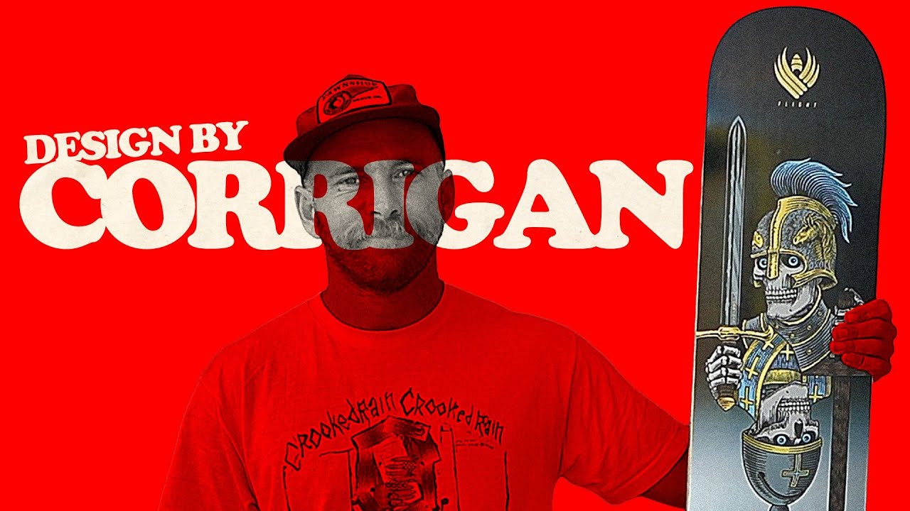 @DanCorrigan breaks down his signature FLIGHT Deck.<br />8.42" x 31.88"<br />13.88" Wheelbase<br />6.9" Nose/Tail<br />K26 Concave<br /><br />https://www.skateone.com/powell-peralta-pro-dan-corrigan-chess-skulls-flightr-skateboard-deck-gold-foil-shape-315-8-42-x-31-88