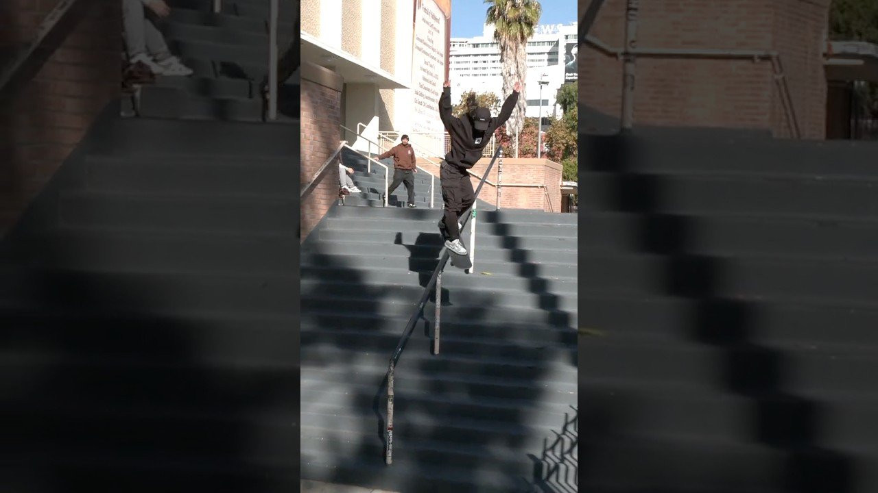 Rayssa back Smith on the notorious Hollywood high rail.