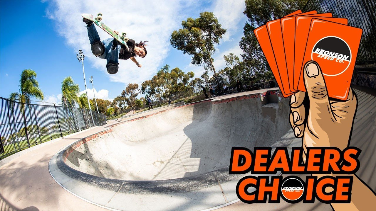 Ruby Lilley pulls up for the latest Dealer’s Choice, firing through a deck of questions on worst slams, getting into Thrasher, favorite parks, and music. Between cards, Ruby puts it down in the bowl at City Heights Skatepark alongside Lady Meek, Bryson Farrill, Miles Blackman, and Grace Marhoefer.<br /><br />Follow Ruby - https://instagram.com/ruby_lilley<br /><br />Filmed by<br />Jesse Silva - https://instagram.com/noguf/<br />Jacob Nuñez - https://instagram.com/paconertz/<br /><br />Edited by Jesse Silva - https://instagram.com/noguf/<br /><br />Subscribe to the Next Generation Channel:<br />🏁 http://bit.ly/NextGenerationChannel​ 🏁<br /><br />Learn More about Bronson Ceramic Bearings: https://bronsonspeedco.com/bearings#ceramics<br />Learn More about Bronson RAW Bearings: https://bronsonspeedco.com/bearings#raw<br />Learn More about G3 Next Generation Bearings: https://bronsonspeedco.com/bearings#g3<br /><br />Keep up with the #FastestBearings​ on Social:<br />🏁 Instagram: https://instagram.com/bronsonspeedco/​<br />🏁 Twitter: https://twitter.com/bronsonspeedco​<br />🏁 Facebook: https://www.facebook.com/BronsonSpeedCo<br /><br />Shop Next Generation Bearings <br />💸 https://nhsskatedirect.com/pages/bronson-speed-co