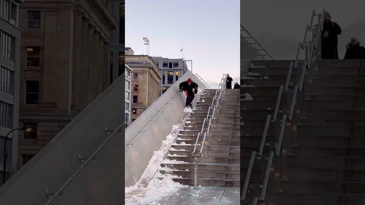 Snowboarding with Alexis Lacroix 🏂