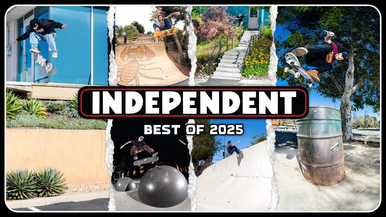 Here’s the best of the best videos in 2025 from Independent Trucks.<br /><br />0:08 - Light as Hell, Strong as EVER! Chris Joslin STOMPS a Huge TreFlip | Behind the AD<br />8:16 - Aurelien Giraud's INDY Part<br />10:49 - Blow'n Up The Spot at Milton Martinez’ House! Backyard BBQ, Heavy Mini Ramp Session & The Homies!<br />18:10 - Built from a Chevy, Tested in the Ditch. Elijah Berle’s Signature Trucks OUT NOW!<br />24:17 - All Day with Pat Duffy!<br />39:24 - "DOWN HERE" Indy in Australia<br />51:01 - Braden Hoban Goes to War for an Alley Oop Backside Flip! Behind The AD<br />1:02:30 - Greyson Fletcher's INSANE Backyard Pool Nosepick! Behind The AD<br />1:12:36 - Motörhead X Independent Trucks | We Are The Road Crew!<br />1:15:45 - Pedro Delfino vs. Security... and a Kinked Handrail<br />____________________________________________________________________<br /><br />Ride The Best and Subscribe to Independent Trucks!<br /><br />Shop: https://nhsskatedirect.com/pages/independent-trucks<br />YouTube: http://bitly.com/IndyYouTube​​<br />Facebook: https://www.facebook.com/IndependentTrucks<br />Instagram: https://instagram.com/independenttrucks​<br />Twitter: https://twitter.com/indy_trucks​