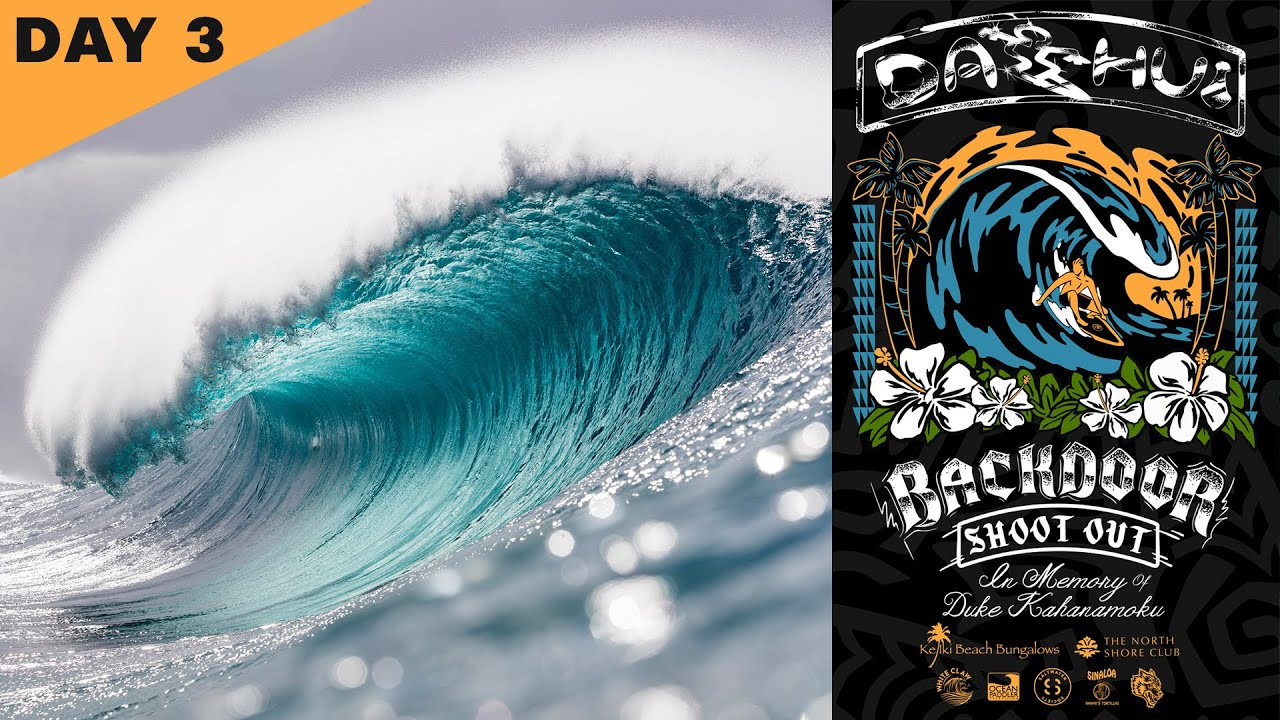 *TODAY'S UPDATED FORMAT*<br /><br />After a couple wild lay days, the Shootout is back up and running today, Expression Session style, and could very well run all day. Due to slow rising surf, the teams have decided to not waste the day, so instead will have an all-out surf competition called the "Legacy of the Duke." Surfers will surf on their own in a non-team format and will be scored accordingly. The winner will be called at the end of the day! Start time at noon HST. Hit play to watch live and stay tuned tour social media for on the ground reporting.<br /><br />____________________________<br /><br />The Da Hui Backdoor Shootout isn’t a traditional surf contest -- no person-versus-person heats. Instead, there are eight shortboard teams, each made up of five surfers, and each team gets the same amount of water time over the waiting period at Pipe and Backdoor. The goal: get as barreled as possible. Team scores are added together, and the team with the most points wins. There’s also an individual winner -- the surfer with the highest total score. Simple. There are also SUP and longboard divisions, plus a Wahine Expression Session. Traditional? Nah. Fun to watch? Undeniably.<br /><br />SHORTBOARD TEAMS<br /><br />A NEW EARTH PROJECT<br />Jamie O’Brien | Koa Smith | Moana Jones Wong | Shayden Pacarro | Luke Tema (Alt)<br /><br />VOLCOM<br />Makana Pang | Noa Deane | Balaram Stack | Jake Maki | Maikai Burdine | Steve Roberson<br /><br />NAVE<br />Makai McNamara | Landon McNamara | Legend Chandler | Kona Olivera | Mananalu Chandler | Guile Johannpeters<br /><br />SNAPT 5<br />Mason Ho | Benji Brand | Parker Coffin | Seth Moniz | Connor Coffin | Taro Watanabe (Alt)<br /><br />DA BOYS<br />Billy Kemper | Kala Grace | Sheldan Paishon | Kala DeSoto | Noah Beschen<br /><br />PERU<br />Alvaro Malpartida | Joaquin Del Castillo | Alonso Correa | Cristobal De Col | Gabriel Villaran | Bastian Pierce | Noah De Col<br /><br />TEAM JAPAN<br />Shinpei Horiguchi | Riaru Ito | Kenshin Matsunaga | Isamu Sumi | Riku Matsumoto | Shogo Harada<br /><br />TEAM 96712<br />Koa Rothman | Eli Olson | John John Florence | Nathan Florence | Ivan Florence<br /><br />LONGBOARD DIVISION<br /><br />Noa Puu | Kaiwi Berry | Makamae DeSoto | Bonga Perkins | Noa Ginella | Dino Miranda | Freddy Huihui | Micah DeSoto | Pomai Hoopili | Keegan Edwards | Ha’a Foster-Blomfield | Zack Howard<br /><br />SUP DIVISION<br /><br />Jose Gomez | Anthony Maltese | Zane Saenz | Clayton Everline MD | Max Torres | Sebastian Gomez | Zane Schweitzer | Bernard Rodiger | Bobo Gallagher Anderson | Trevor Lakos<br />-----------------------------------<br />Subscribe: <br />http://www.youtube.com/subscription_c...<br /><br />Become a Surfline Premium Member: <br />https://www.surfline.com/upgrade?utm_...