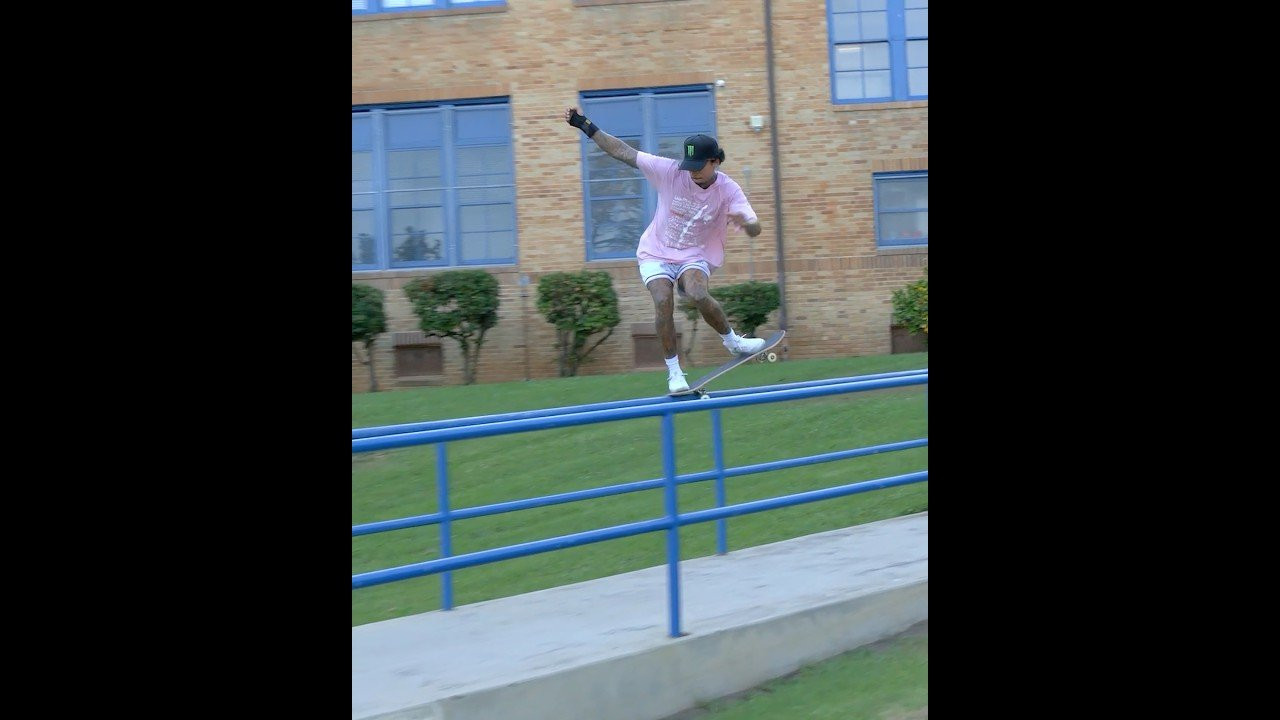 Never one to take the easy route, Nyjah pays his dues time and time again. Reckon with the process from one of skateboarding’s true heavyweights.