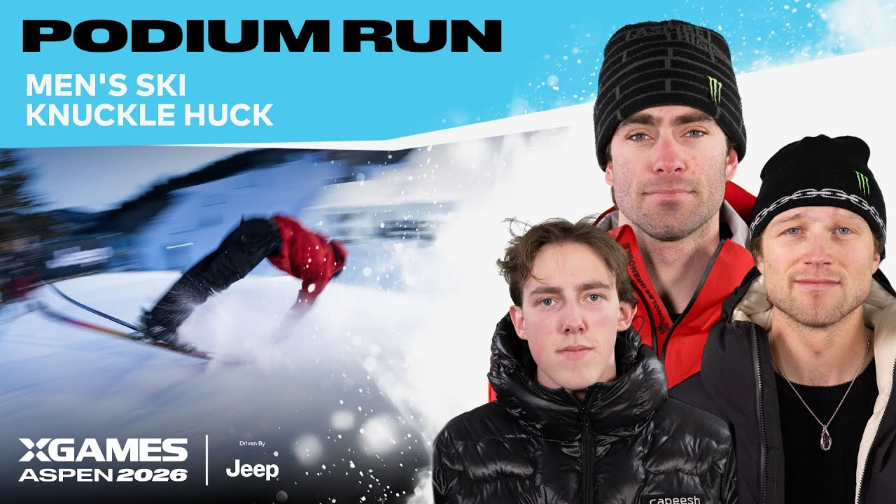 Watch the top podium runs from Men’s Ski Knuckle Huck at X Games Aspen 2026 Driven by Jeep!<br /><br />The Knuckle Huck discipline uses the same course as the Big Air jump, but instead of hitting the jump, athletes utilize the rollover or “knuckle” to throw their most stylish tricks. The contest is a jam session where athletes take as many runs as possible in the allotted time and are ranked based on overall impression. Knuckle Huck is judged on execution and difficulty of maneuvers, variety, progression of attempt, originality and style.<br /><br />#XGames #XGamesAspen #skiing<br />____<br /><br />X Games — your destination for all things action sports, music, lifestyle and everything in between. <br /><br />Visit our official homepage at http://xgames.com for more coverage and highlights.<br /><br />SUBSCRIBE: https://www.youtube.com/XGames<br /><br />Check us on Social @XGames:<br />Instagram ► https://instagram.com/xgames<br />TikTok ► https://www.tiktok.com/@XGames<br />Twitter ► https://twitter.com/xgames<br />Facebook ► https://facebook.com/XGames<br />Twitch ► https://www.twitch.tv/xgames<br />Snapchat ► @xgames<br /><br />Thanks for watching #XGames!