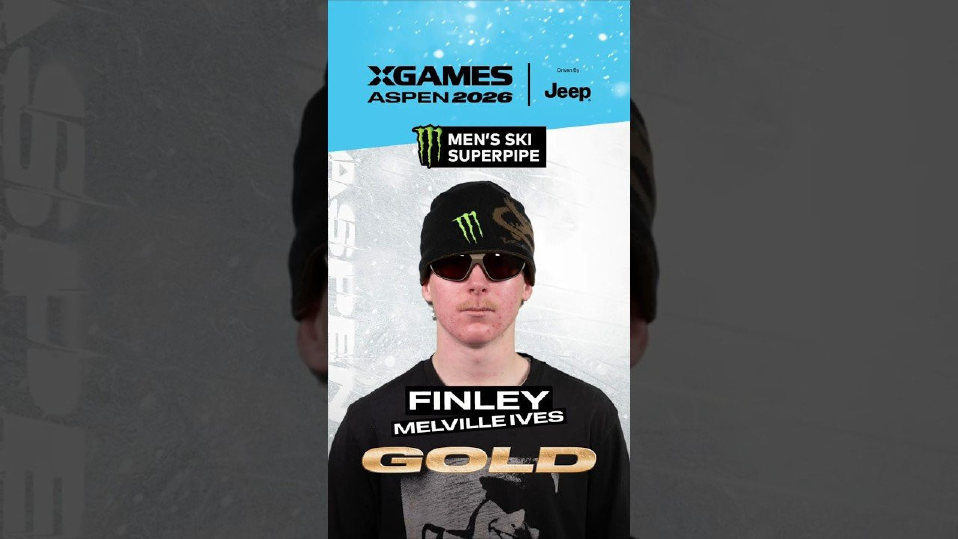 Finley Melville Ives Gold Medal run in the Monster Energy Men's Ski ...