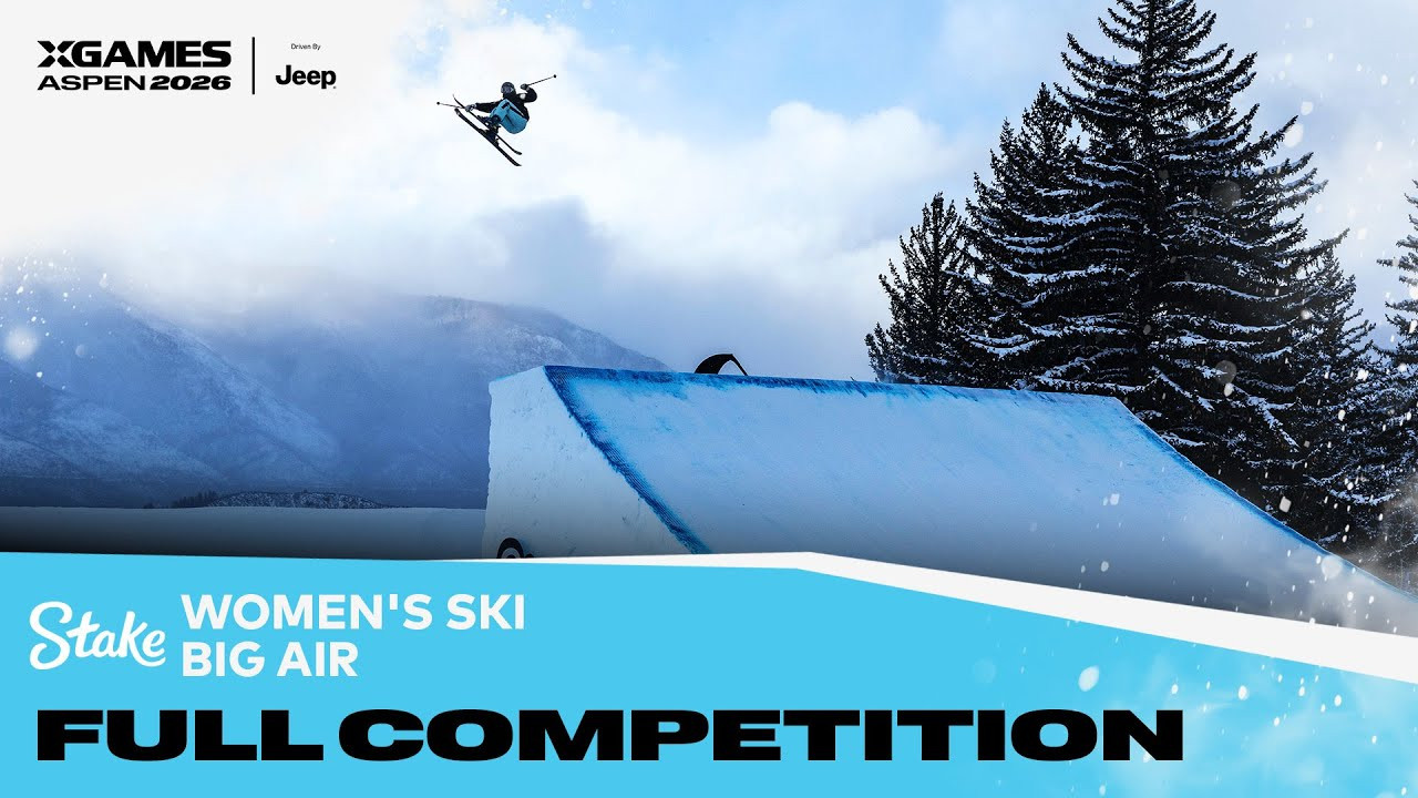 Watch the full Stake Women’s Ski Big Air event from X Games Aspen 2026 Driven by Jeep! <br /><br />The Big Air course is approximately 300 feet long and made up of a single 65-foot hybrid jump. Big Air is judged on aggressive execution of maneuvers, degree of difficulty and unique tricks, originality and style.<br /><br />Rules at Glance:<br />1 heat of 8 athletes in a 20 minute jam session taking as many runs as time permits. Runs will be scored 1-100, best attempt counts.<br /><br />#XGames #XGamesAspen #skiing<br />____<br /><br />X Games — your destination for all things action sports, music, lifestyle and everything in between. <br /><br />Visit our official homepage at http://xgames.com for more coverage and highlights.<br /><br />SUBSCRIBE: https://www.youtube.com/XGames<br /><br />Check us on Social @XGames:<br />Instagram ► https://instagram.com/xgames<br />TikTok ► https://www.tiktok.com/@XGames<br />Twitter ► https://twitter.com/xgames<br />Facebook ► https://facebook.com/XGames<br />Twitch ► https://www.twitch.tv/xgames<br />Snapchat ► @xgames<br /><br />Thanks for watching #XGames!