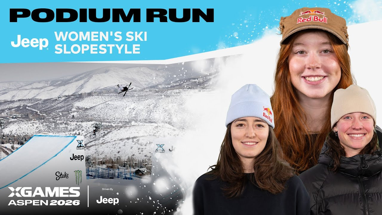 Watch the top podium runs from Jeep Women’s Ski Slopestyle at X Games Aspen 2026 Driven by Jeep!<br /><br />The Slopestyle course is approximately 1,700 feet long with several features and a vertical drop of about 300 feet. The top of the course will test the athletes’ rail prowess with multiple rail-based features. The bottom of the course has big booters, where athletes show off their jump skills. Slopestyle is judged on progression, execution, difficulty, variety and amplitude.<br /><br />#XGames #XGamesAspen #skiing<br />____<br /><br />X Games — your destination for all things action sports, music, lifestyle and everything in between. <br /><br />Visit our official homepage at http://xgames.com for more coverage and highlights.<br /><br />SUBSCRIBE: https://www.youtube.com/XGames<br /><br />Check us on Social @XGames:<br />Instagram ► https://instagram.com/xgames<br />TikTok ► https://www.tiktok.com/@XGames<br />Twitter ► https://twitter.com/xgames<br />Facebook ► https://facebook.com/XGames<br />Twitch ► https://www.twitch.tv/xgames<br />Snapchat ► @xgames<br /><br />Thanks for watching #XGames!