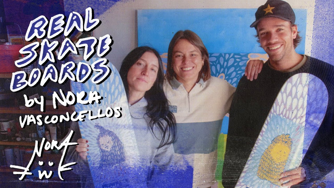 We had the honor of working with Nora as a guest artist on a board series for Jimmy & Nicole. She welcomed us into her studio, talked through her process, and then we went skating together.