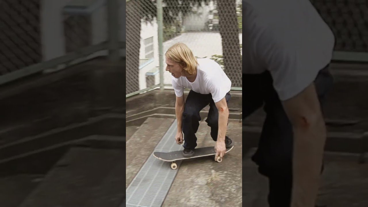 The output from pro skaters is at an all time high (no matter what the grumpy heads say) with skaters pumpings footage out of every trip and mission they have a shot at.<br /><br />That continuous flow of amazing footage makes it easy to forget that no matter the level of confidence and technique you have developed, these are still actual battles!<br /><br />Willow Voges Fernandes tells the story about the ender of the latest Carhartt video "Ishin Denshin", a rail located in Tokyo that took quite some dedication: skating it injured, having to come back, far from his german homeland... <br /><br />Hopefully it puts into perspective what these guys go throught for the thrill of it!<br /><br />Thanks Willow for you time<br /><br />Also, who would have kept the first roll away?! <br /><br />Filmers: Romain Batard, Etienne Chatelain, Kyota Kamei , Masanori Uruma<br /><br />"Ishin denshin" the new Cahartt video, still playing on Bubble!