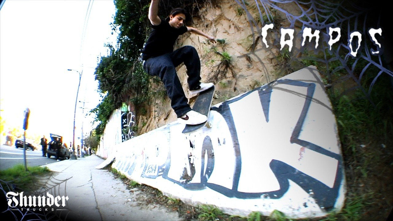 Joe Campos comes through with some quick LA hits for the release of his new Pro Inverted Thunder Trucks. Available now in skate shops worldwide. 148 - 8.25” & 149 - 8.5”<br /><br />Video By Michael Nicholas https://www.instagram.com/michaelnrodriguez/