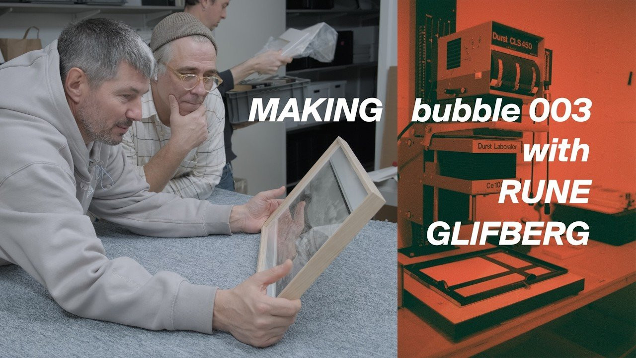 For bubble 003 we had the pleasure of working with Rune Glifberg as our Guest Editor. Rune's background in analog photography transitioned heavy into the topics and the making of our issue, as well as the release party. We went behind the scenes of getting analog hand prints done and framed at Silverlab and find out about what it took to tie everything together!<br /><br />Video: Felix Adler https://www.instagram.com/gnardler<br /><br />Get bubble 003 in your local shop or order it here: https://shop.bubbleskatemag.com/<br /><br />More from us:<br />website // https://bubbleskatemag.com/<br />instagram // https://www.instagram.com/bubbleskatemag/<br />tiktok // https://www.tiktok.com/@bubbleskatemag