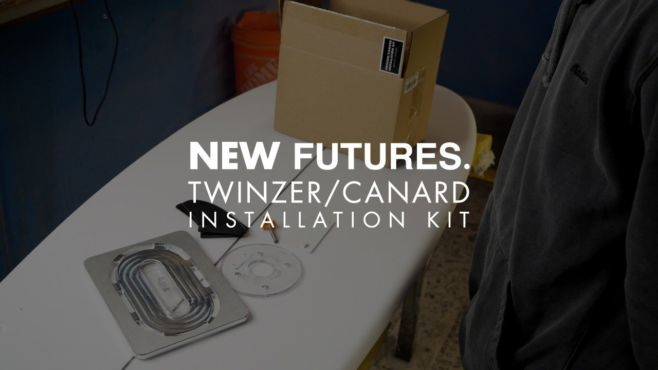 In this video, we’re taking an in-depth look at the NEW Futures Twinzer Canard Installation Kit.<br /><br />The Twinzer setup is legendary for its speed and fluidity, but its performance hinges on precise canard placement. We’ll show you exactly how to use the new installation kit, from unboxing and router setup to routing and fin box alignment.<br /><br />Whether you’re a professional shaper or a DIY enthusiast, this guide will help you achieve a flawless Twinzer canard installation every time.<br /><br />What We Cover:<br /><br />- Unboxing the Kit: A look at all the components included in the new Futures Twinzer canard installation kit.<br /><br />- Router Setup: How to install the new faceplate on a Makita RTO701C router and set the proper bit depth.<br /><br />- Jig Placement & Routing: Aligning the jig plate with the canard's inside foil for a perfect fit.<br /><br />- Ensuring Precision: Using the Twinzer angle gauge to achieve a true 9° angle during box setting.<br /><br />Key Specs Mentioned:<br />• Cant Angle: Why achieving a true 9° angle is crucial for Twinzer canards.<br />• Router Model: The Makita RTO701C router used for this installation.<br />• Angle Gauge: The Futures Twinzer angle gauge kit (sold separately) for ensuring precise fin alignment.<br /><br />Video Timeline<br /><br />00:00 - Unboxing the Twinzer Canard Installation Kit<br /><br />00:20 - Overview of Kit Components: Jig Plate, Target, Faceplate, Set Fins, and Router Bit<br /><br />01:20 - Setting Up the Makita RTO701C Router with the New Faceplate<br /><br />03:08 - Checking Bit Depth and Jig Plate Height<br /><br />03:25 - Aligning the Jig Plate on the Surfboard<br /><br />04:21 - Routing the Canard Box<br /><br />04:48 - Test Fitting the Canard Box<br /><br />04:56 - Using the Twinzer Angle Gauge for Precise Alignment<br /><br />Follow us for more board builds and gear updates:<br />Instagram: @futuresfins<br />Website: futuresfins.com