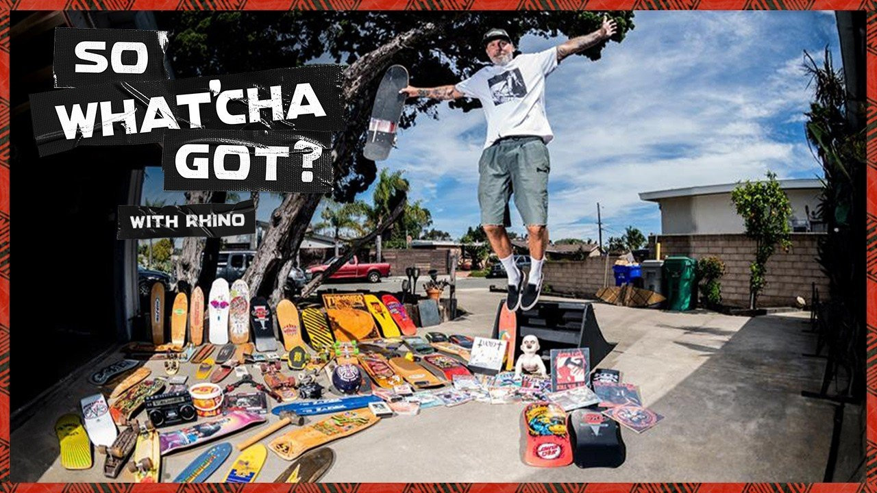 Independent Trucks team manager and Thrasher Magazine photographer Rhino opens the doors to his personal skate archive, built over decades in skateboarding. Trips, photos, old spots, and memorabilia — a lifetime in skate, all in one place. <br /><br />This is So What’cha Got.<br /><br />Follow Rhino - https://www.instagram.com/rhino/<br /><br />Filmed and Edited by Jacob Nuñez - https://www.instagram.com/paconertz/<br />____________________________________________________________________<br /><br />Ride The Best and Subscribe to Independent Trucks!<br /><br />Shop: https://nhsskatedirect.com/pages/independent-trucks<br />YouTube: http://bitly.com/IndyYouTube​​<br />Facebook: https://www.facebook.com/IndependentTrucks<br />Instagram: https://instagram.com/independenttrucks​<br />Twitter: https://twitter.com/indy_trucks​