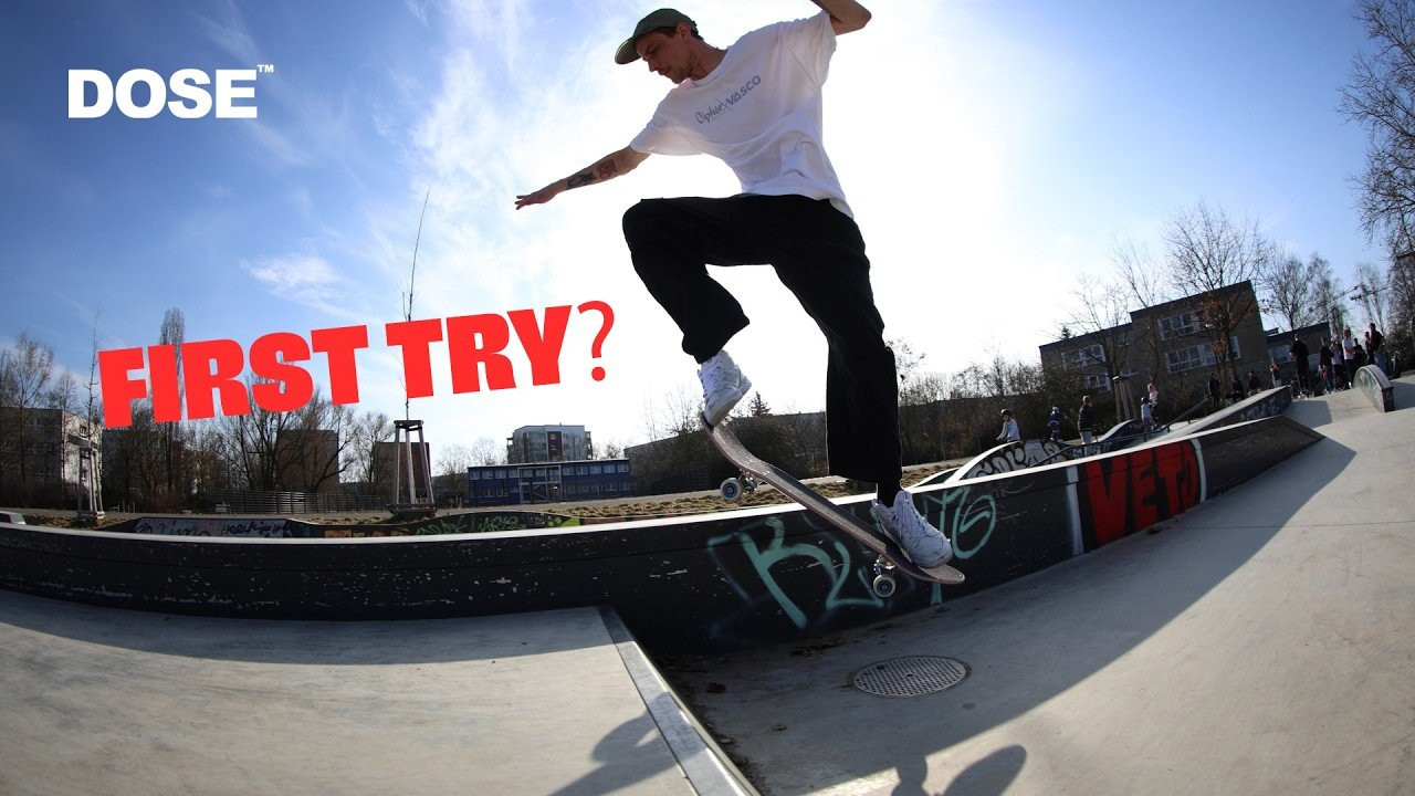 #skateboarding #skatepark #skate <br /><br />We hit up Berlin’s fresh Marzahn/Hellersdorf Skatepark – Liberty 2 with four skaters ready to throw down. <br /><br />DEO, Danny, Micha, and Willi had one goal: land it clean on the first try. Sounds easy… but it wasn’t.<br /><br />The rules:<br />3 obstacles, getting gnarlier each level<br />Each skater could try different tricks per obstacle<br />Land it clean → point. Miss it → nada.<br /><br />After three obstacles, the one with the most points takes the win<br />Expect slam-heavy moments, hype reactions, and some wild first-try chaos.<br />Who’s sending it, who’s bailing, and who’s just vibing?<br /><br />Skaters featured:<br />DEO @deolegotoy<br />Danny @dannybrown030<br />Willi @nugler_<br />Micha <br />Host: Dave Duncan Junior<br /><br />Subscribe for more DOSE skate challenges.