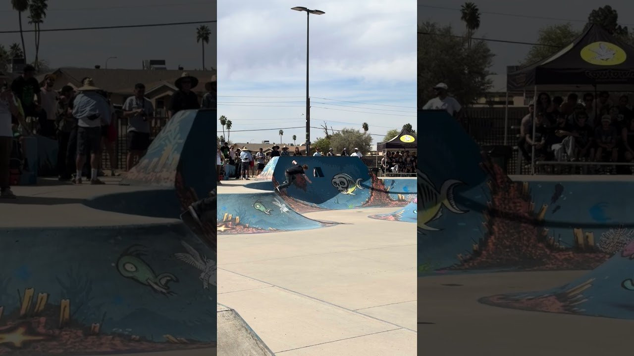 How Did Malachi Gray Get 2nd Place Cowtown Skateboarding 2024 Phoenix Am Contest…?! | 2nd Place Run