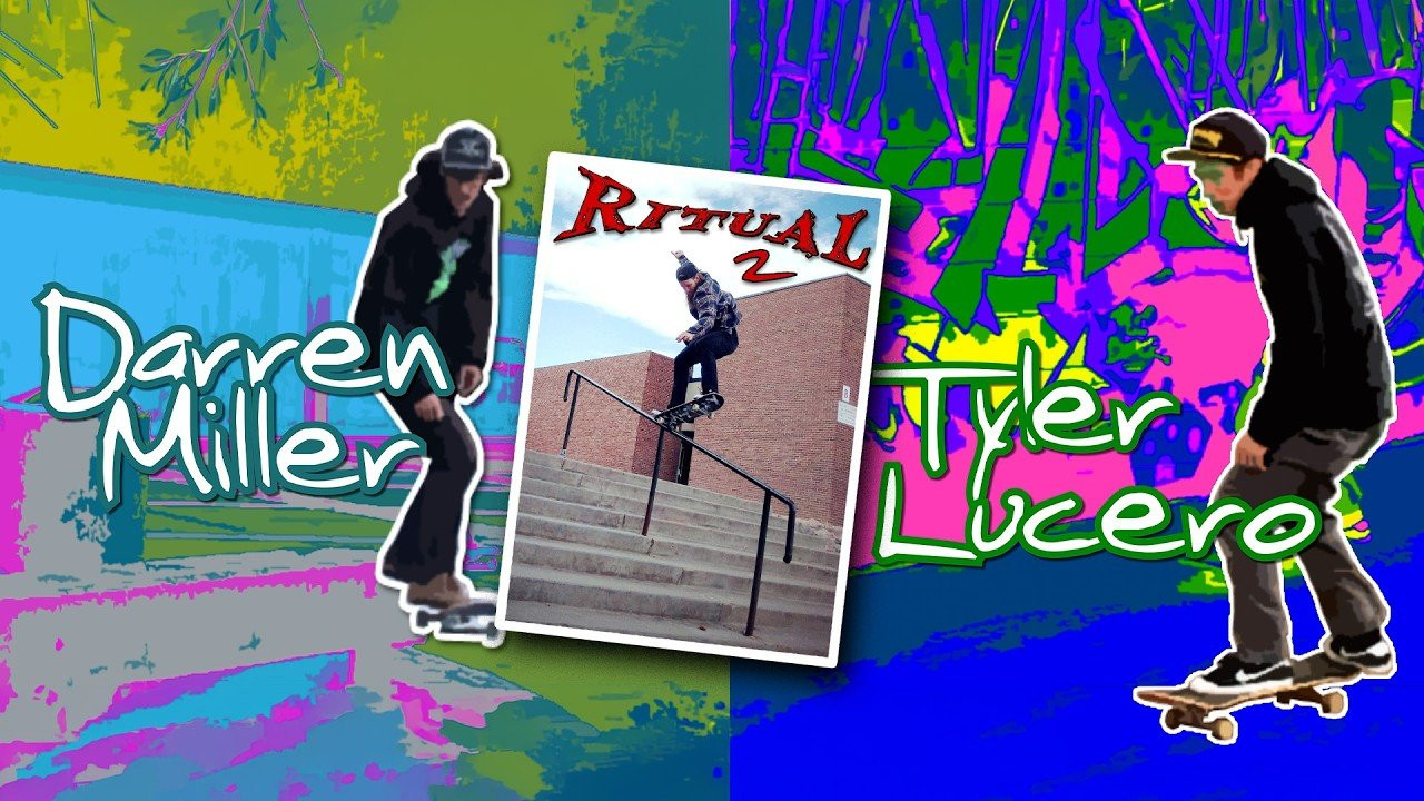 Darren Miller & Tyler Lucero take over the fourth part of Ritual II — fully remastered in HD!<br />Together they deliver a perfect blend of style and technicality, featuring guest appearances by Matt Waltz, Kris Cormier, Josh Lingelbach, Elijah Koch, and Aaron Ruchala, with some heavy triples action to close it out.<br /><br />🔥 Watch the full remastered Ritual II at the end of the series — stay tuned!<br /><br />👉 Get your copy of the film:<br />https://www.ritualskateboards.com/shop<br /><br />Follow Ritual Skateboards:<br />Instagram: https://www.instagram.com/ritualskateboards/<br />TikTok: https://www.tiktok.com/@ritualskateboards<br />Facebook: https://www.facebook.com/RitualSkateboardsLLC/<br /><br />#DarrenMiller #Ritual2 #RitualSkateboards #Skateboarding #TylerLucero