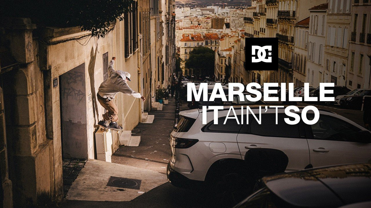Marseille It Ain’t So, DC Skateboarding is back on the road! John Shanahan, Will Marshall, Jahmir Brown, Kevin Bilyeu, and Shintaro Hongo —alongside DC Europe’s Andrea Dupre, Wanja Bach, and Etienne Turnbull hit the streets of Southern France for two weeks of craziness, from Bourdeaux to Marseille.<br /> <br />Edit by: Brian Panebianco
