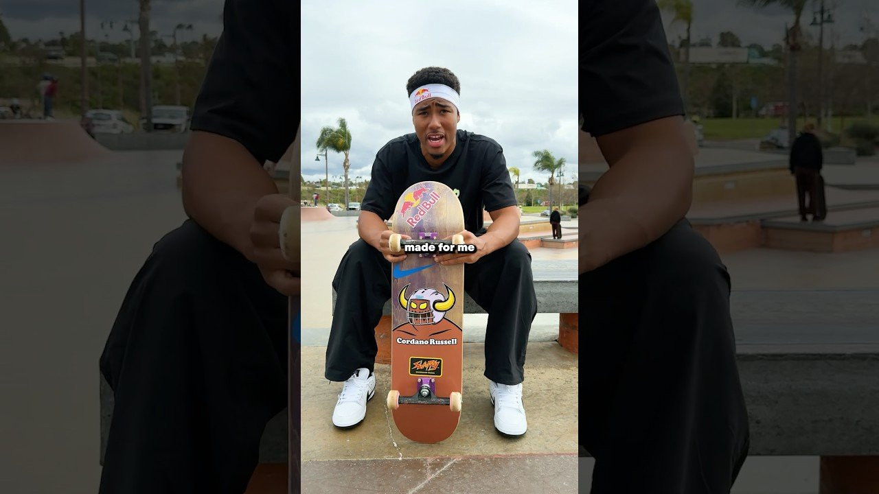 Cordano Russell breaks down his custom skateboard set up