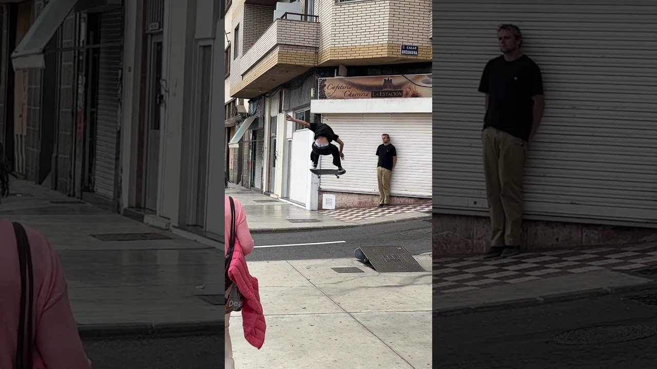 Iphone angle of Antoine Laurent's Fs Flip from "Search"