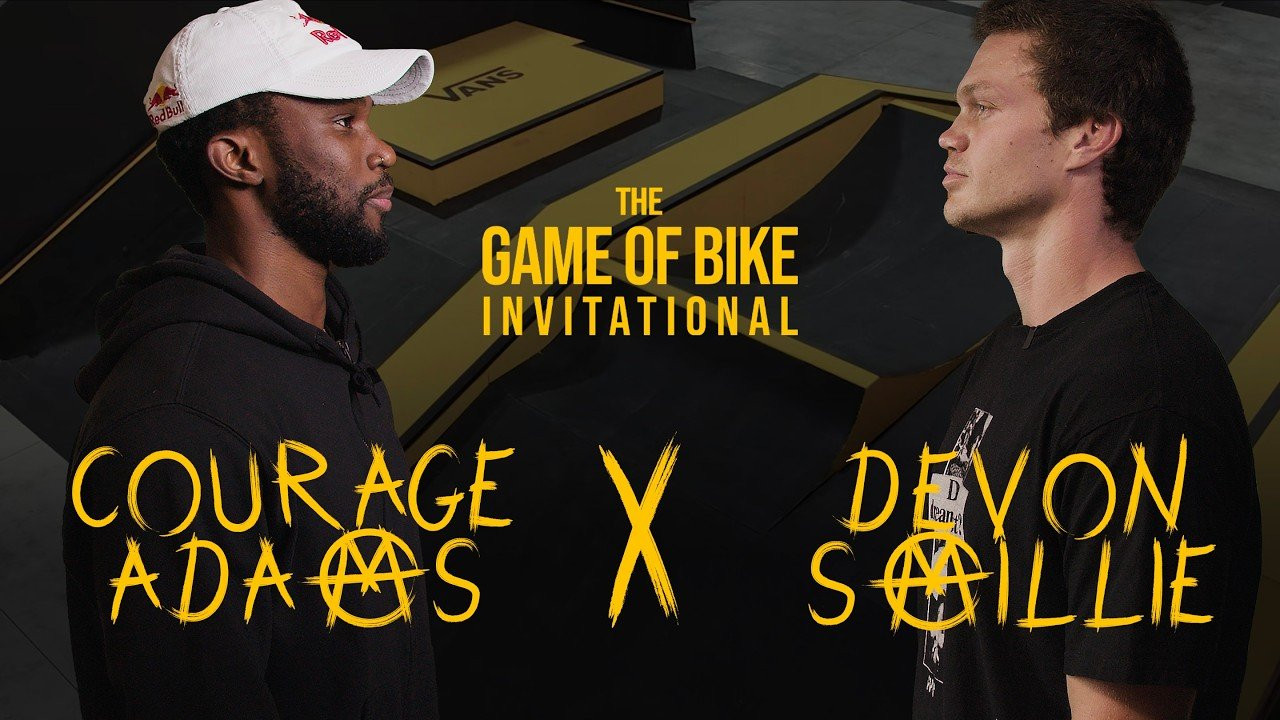 WOW. We don't know what else to say. Well actually, GAME 5 may be the greatest Game of BIKE of all time. Devon Smillie and Courage Adams duke it out for 12 full rounds, they go they distance, and you'll never guess how this ends!<br /><br />New GOB Merch is HERE! Check it out and pick some up to the support the channel and The Game of Bike Invitational! <br />https://www.markit-crew.com/<br /><br />Check in EVERY FRIDAY at 9am for the latest battle in The Game of Bike Invitational. <br /><br />Proudly brought you by <br /> @RockstarEnergy <br /> @vans <br />COR-Athlete.com<br /><br /><br />RULES TO THE GAME - <br /><br />Objective of the game - give leters to your opponenet by setting tricks<br /> that they are unable to duplicate. <br /> <br /> <br /> <br /> First Rider to spell BIKE Looses.<br /><br />Control of the trick - control of “setting the trick” will alternate<br /> between riders. <br /><br />Setting the trick - for a rider to “set a trick”, the trick must be<br /> landed clean. No pedal slips, foot downs, or correction hops. <br /><br />Matching a trick - sketch within reason is OK. small correction hop <br /> is OK. foot flip is OK with NO foot touching the ground. <br /><br />Canceled trick - Each rider gets to cancel out one of their opponent’s<br /> tricks.<br /><br />Phone a friend - Each rider gets one chance per game to request an <br /> alternate rider attempt to match the set trick. <br /><br />A caddy in your corner - IS RIDER IS ALLOWED ONE PERSON TO ACT AS CADDY <br /> AND ADVISE and assist on strategy throughout the game<br /><br />Last letter - A RDIER who is on their last letter gets two chances<br /> to match their opponents trick.<br /><br /><br /><br /><br />FILMED BY: <br />Joey Cobbs <br />Mike Mastroni <br />Johnny Garrett<br />Calvin Kosovich<br /><br />Edited by: Joey Cobbs