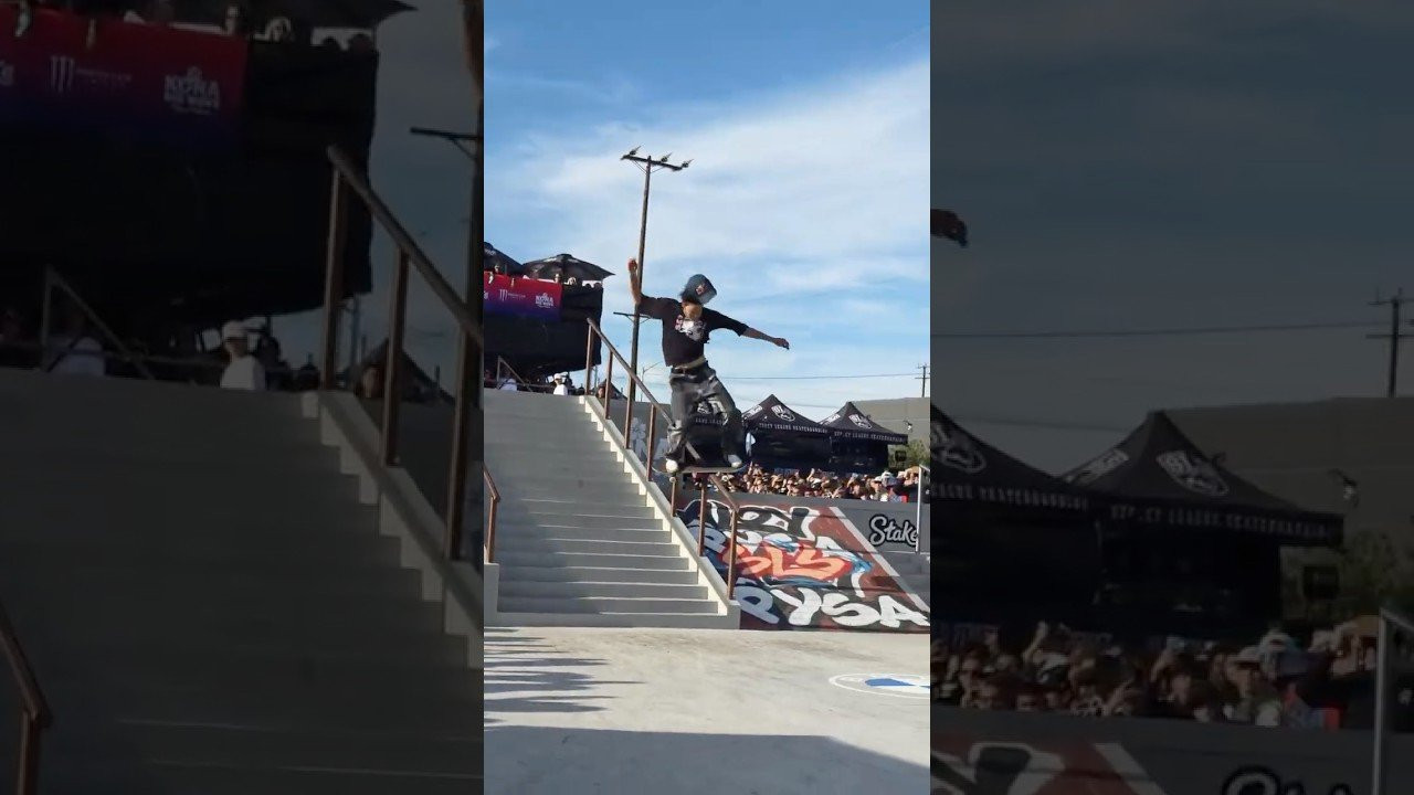 ☀️ #SLSDTLA | April 4<br />🛍️ #SLS Merch NOW AVAILABLE ➡ https://streetleagueshop.com/<br /><br />For tickets to SLS events and more information, visit: https://www.streetleague.com/ 🔥<br /><br />Subscribe Now: https://www.youtube.com/@SLS<br /><br />Follow SLS on Social 💥 <br />⚪️ Instagram - https://www.instagram.com/sls/<br />⚪️ Facebook - https://www.facebook.com/streetleague/<br />⚪️ Rumble - https://rumble.com/c/sls<br />⚪️ TikTok - https://www.tiktok.com/@streetleagueskate<br />⚪️ Snapchat - https://snapchat.com/t/uYXRd6Jw<br />⚪️ Threads - https://www.threads.net/@sls?hl=en<br />⚪️ Twitter - https://x.com/StreetLeague<br /><br />👀 Don't miss new SLS content every week on Rumble<br />Download Rumble (TV + Mobile) 👉 https://rumble.com/our-apps<br />Rumble is free on desktop, mobile and web at www.rumble.com, iOS, Android, Roku, AppleTV, FireTV, Samsung TVs.<br /><br />Get your official SLS x Wolfpak Backpack here, available in 3 different sizes - <br />https://wolfpak.com/collections/street-league-skateboarding-collection<br /><br />#sls #skate #skateboard #skateboarding #score #attempt #trick #final #judge #highlights #slsdtla #finals #shorts