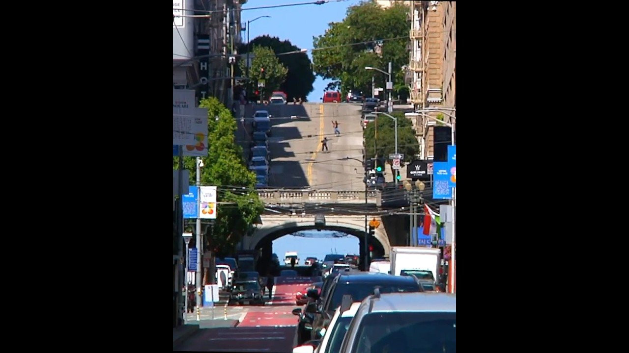 Nate Guest and Blake Norris bomb Stockton Street in San Francisco