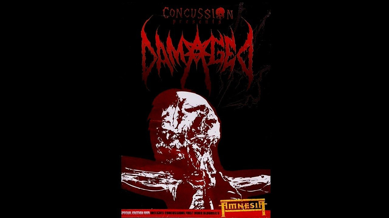 Concussion magazine's 2nd full length video "DAMAGED". Released 2003.<br /><br />Edited by Dave Amell, Davoud Kermaninejad and Jonathan Hay.<br /><br />Filmed by Jonathan Hay, Dave Amell, Davoud Kermaninejad, Todd Bratrud, Justin Gold, Jon Steele, James Kotter, Brian Lilla, Eric White, DAF Noah, Jub, Sean McGovern, Ivory Turner, Paul Norton, Nate Lawrence, Shane Rafferty, Kyle Haggerty, Jason Miller, Jeff Belzer, Jeff Nicholson, and Jake Bergman.<br /><br />Super 8 film footage by Brian Lilla, Brooke Calmes, & Jonathan Hay. <br /><br />Skating by Pete "the Ox" Colpits, Royce Nelson, Jacob Tillman, Roberto Alemañ, Tanner Zelinsky, Marfa, Patrick Melcher, Sam Hitz, Wade Speyer, Scott Bourne, Israel Forbes, Ryan Carpenter, Frank Atwater, Neil Heddings, Steve Bailey, Tony Farmer, Al Partanen, Jon Ponts, Chris Williamson, Benji Galloway, Sean O'Loughlin, Max Shaff, Casey Lindstrom, Alex Horn, Jesse Hotchkiss, Eric J., Alan Peerson, Emmanuel Guzman, Peewee, John Rock, Kenna Gallagher, Tony Manfre, Lucian Moon, Tony Trujillo, Jay Moody, Colt Cannon, Paul Norton, Jerry Mray, Blair Alley, Sean Stockton, Crazy Eddie, Karma Tsocheff, Richard Paez, Mike Yaccarino, Tony Miorana, Matt Moffett, Chris Senn, Johnny Manak, Jimmy "the Greek" Marcus, Steve Caballero, Tony Capalby, Dan Drehobl, Mark "Red" Scott, Alex Giraud, Emilio the Spaniard, Stacey Lowrey, Nilton Neeves, Brett Margaritas, Remy Stratton, Sandro Dias, Lincoln Ueda, J.R. Neeves, Ryan Wilburn, Matt Moose, Tim Garner, Tim McKinney, Todd Nelson, Jared Hadjek, Jimmy Moore, Peter Hewitt, Dave Reul, John Torchia, Darren Navarette, Lance Mountain, Aaron Astorga... Surfing by Russell Smith, Goose, Richard Schmidt... Snowboarding by Mike Weir, Jens Anselstetter, and Mark Ogden.<br /><br />Music by Fantomas, Dwarves, Pitch Black, Slayer, Brujeria, the Mofos, Drunk Horse, The Bitch is Bach, David Allen Coe, From Ashes Rise, Coalesce, Deceased, Johnny and the Dudes.<br /><br />Spoken word by Noam Chomsky.