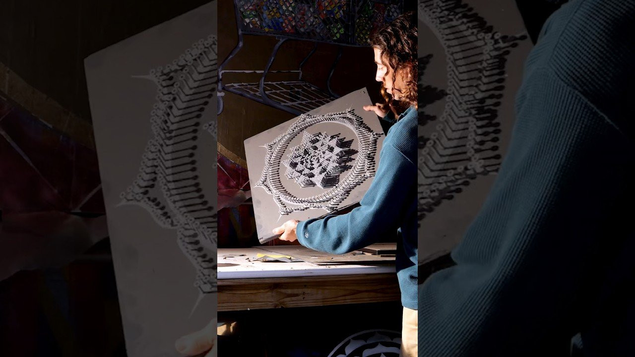 “The Mandala is called the Sri Yantra. To use it, you gaze into the central point, the bindu. It calms the mind and helps to facilitate meditation.” Jordan's Mandala series is now available at skateshops and Crailtap.com ✨<br /><br />#ChocolateSkateboards #JordanTrahan #Mandala<br /><br />Follow Crailtap on Instagram: http://instagram.com/Crailtap<br />Daily Content and More!: http://Crailtap.com<br />Like Crailtap on Facebook: http://fb.com/Crailtap