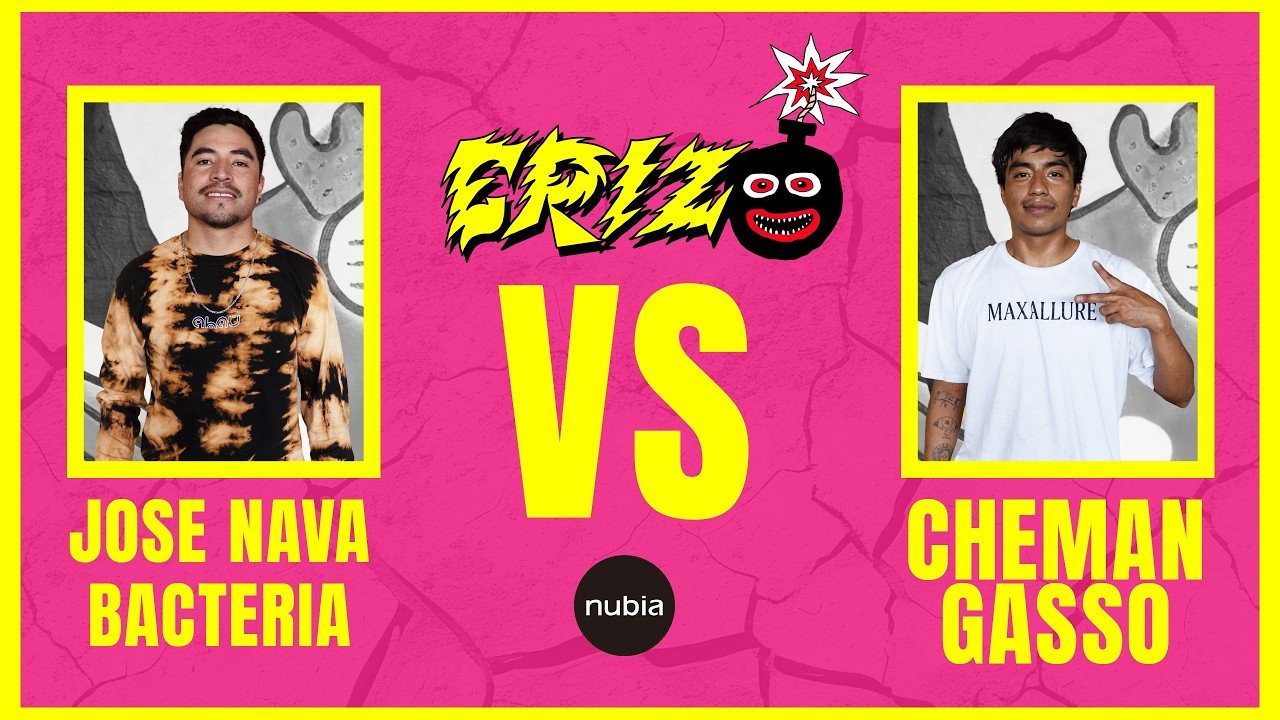 Llega un nuevo capítulo de E.R.I.Z.O, donde seguimos enfrentando talento real de la escena en tiros directos que ponen a prueba estilo, constancia y personalidad arriba de la tabla.<br /><br />En este episodio se enfrentan Batería vs Chemangasso, dos rides que vienen empujando fuerte y demostrando que cada ronda sube de nivel.<br /><br />¿Quién ganó?<br /><br />Déjalo en los comentarios y sigue pendiente del los próximos enfrentamientos de #ErizodeOllieShit .