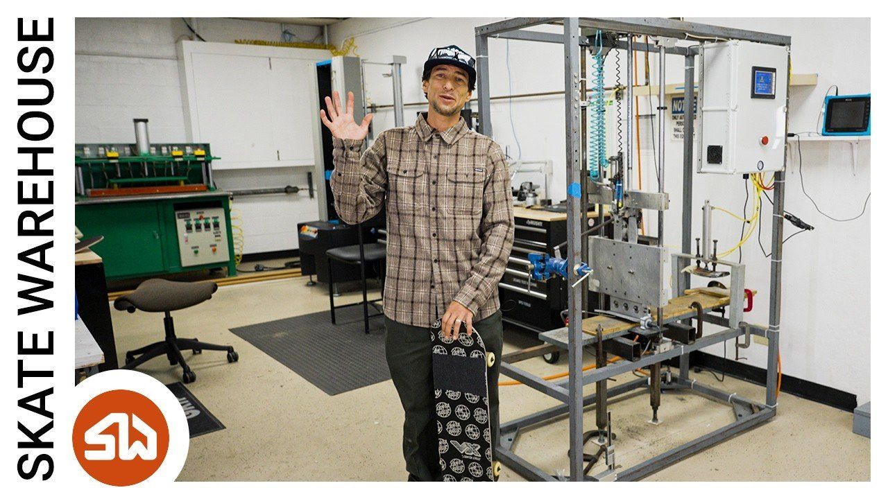 We took a trip to NHS Distribution in Santa Cruz, CA to test some product. In this episode, Emmanuel Guzman demonstrates how they test VX decks for strength, durability, and pop. How many anvil drops can a VX board withstand? Watch and learn.<br /><br />Shop:<br />https://www.skatewarehouse.com/<br /><br />Social:<br />Instagram https://www.instagram.com/skatewarehouse/<br />Facebook https://www.facebook.com/SkateWarehouse<br />Twitter https://x.com/skate_warehouse<br />TikTok https://www.tiktok.com/@skatewarehouse