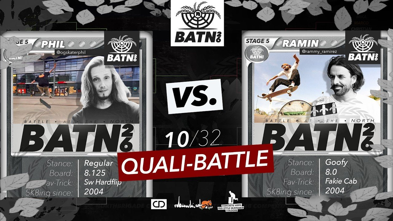 We keep on going! BATN26 geht weiter mit einem Vorrunden Battle in der Salatschüssel, und dann alle weiteren Battles am 9.5.26 in der Northbrigade! Starkes Battle von Ramin & Phil! Danke an alle Helfer und Zuschauer die da waren!! Das Battle der linken Seite folgt wenn es gehalten wurde. Stay tuned und zieht es euch rein!<br />-BATS