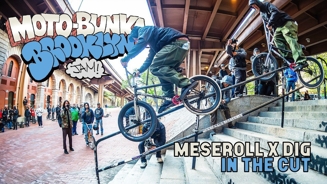 NEW DIG APPAREL https://shop.digbmx.com/collections/APPAREL-AND-MORE<br />-----<br />What a good weekend for New York City. People from all over came out for a bangin' weekend and jam at the legendary Brooklyn Banks, and despite early rain, it cleared op and kicked off Big Apple style. Shout-out to Motobunka and Meseroll for making it happen.<br /><br />Video by Rob Dolecki | Cover photo by Wes McGrath<br /><br />-----<br />Visit our website for more BMX videos - http://digbmx.com <br /><br />SUPPORT PROJECT X https://shop.digbmx.com/collections/project-x <br />SUBSCRIBE to the DIG channel for more videos - http://bit.ly/DigBMX<br /><br /> ● Facebook - https://facebook.com/digbmx <br /> ● Instagram - https://instagram.com/digbmx <br /><br />#BMX #DIGBMX