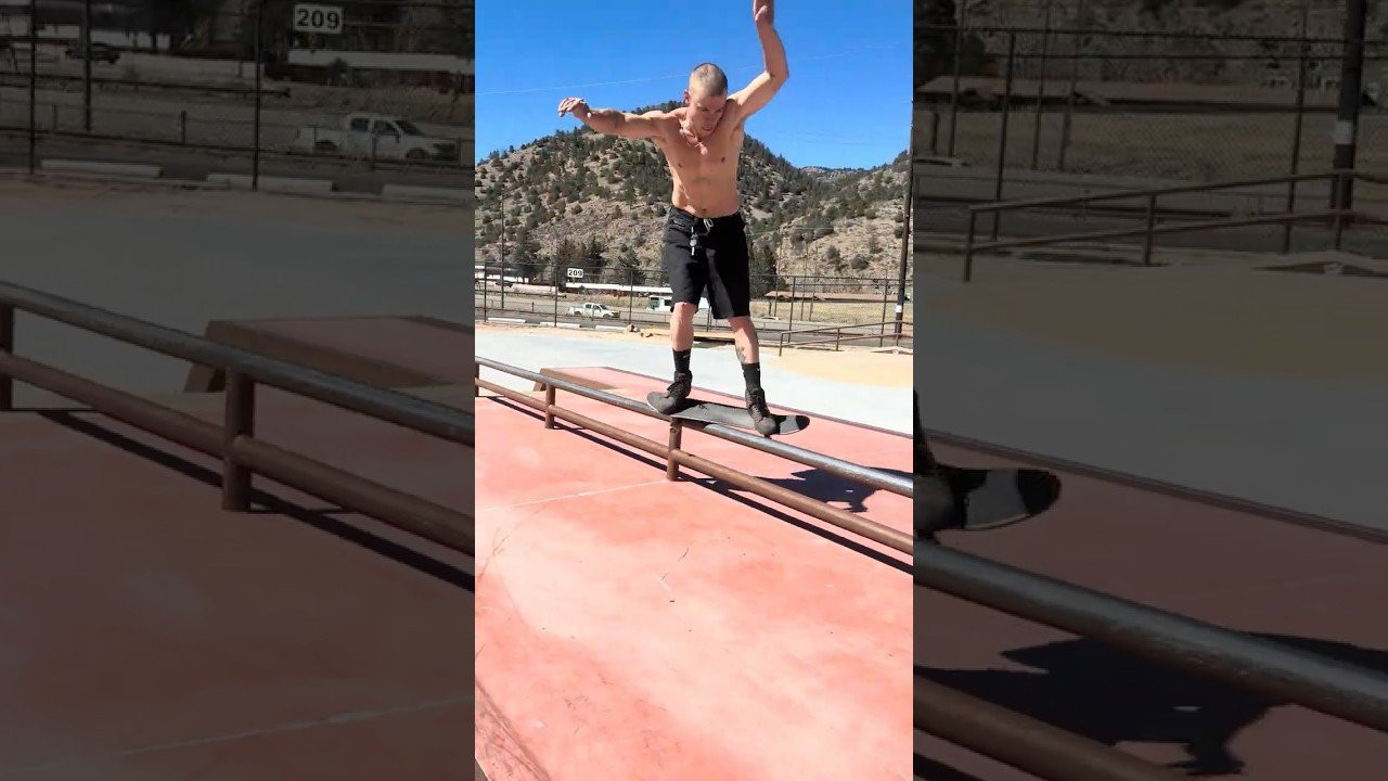 BS Boardslide to BS Feeble Grind 180 Out at Idaho Springs Skatepark by Coleman Phillips in Idaho Springs. Filmed by Kyle Karkut for Ritual Skateboards.<br /><br />#Boardslide #ColemanPhillips #RitualSkateboards #Shorts #Skateboarding<br /><br />@WallieBoard