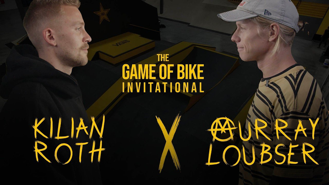 QUARTER FINALS BABY! Kilian Roth and Murray Loubser kick off round two with lethal precision on setups that would make most rider's pegs quiver. This match is a doozy and you don't know who will come out on top until that last trick is set. <br /><br />Let us know in the comments who you think will come out on top. <br /><br />New GOB Merch is HERE! Check it out and pick some up to the support the channel and The Game of Bike Invitational! <br />https://www.markit-crew.com/<br /><br />Check in EVERY FRIDAY at 9am for the latest battle in The Game of Bike Invitational. <br /><br />Proudly brought you by <br /> @RockstarEnergy <br /> @vans <br />COR-Athlete.com<br /><br /><br />RULES TO THE GAME - <br /><br />Objective of the game - give letters to your opponent by setting tricks<br /> that they are unable to duplicate. <br /> <br /> <br /> <br /> First Rider to spell BIKE Looses.<br /><br />Control of the trick - control of “setting the trick” will alternate<br /> between riders. <br /><br />Setting the trick - for a rider to “set a trick”, the trick must be<br /> landed clean. No pedal slips, foot downs, or correction hops. <br /><br />Matching a trick - sketch within reason is OK. small correction hop <br /> is OK. foot flip is OK with NO foot touching the ground. <br /><br />Canceled trick - Each rider gets to cancel out one of their opponent’s<br /> tricks.<br /><br />Phone a friend - Each rider gets one chance per game to request an <br /> alternate rider attempt to match the set trick. <br /><br />A caddy in your corner - IS RIDER IS ALLOWED ONE PERSON TO ACT AS CADDY <br /> AND ADVISE and assist on strategy throughout the game<br /><br />Last letter - A RDIER who is on their last letter gets two chances<br /> to match their opponents trick.<br /><br /><br /><br /><br />FILMED BY: <br />Joey Cobbs <br />Mike Mastroni <br />Johnny Garrett<br />Calvin Kosovich<br /><br />Edited by: Joey Cobbs