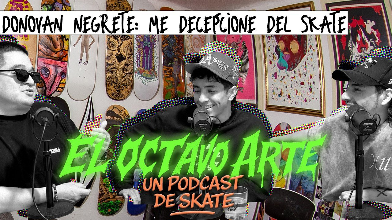Uno de los grandes problemas del skate en nuestro país es que no te lleva a nada si quieres competir y llegar a ser olímpico. La federación es una basura que no ayuda a que nadie trascienda. Si quieres hacer videopartes, seguramente te vas a morir de hambre por el poco apoyo que hay. Nadie vive del skate hoy en día y por eso las fugas de talento son cada vez más constantes.<br />Hoy estamos con Donovan Negrete, un patinador que a su corta edad estaba llegando muy lejos. Patinó en Europa y Asia representando a México; sin embargo, al no ver que su carrera despuntaría, decidió dejar su sueño y enfocarse en uno nuevo. De eso, tan duro, hablaremos hoy en El Octavo Arte.