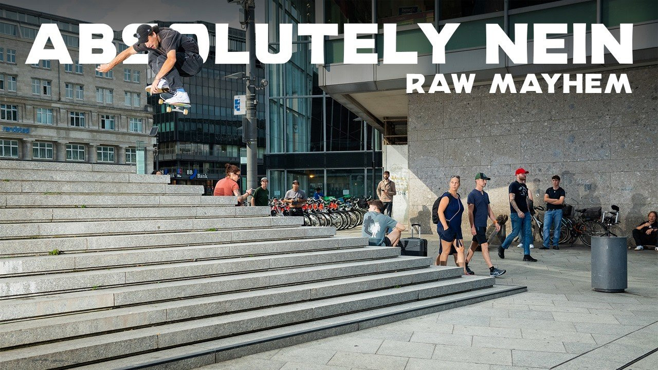 The Indy crew hits Germany and leaves nothing standing. Milton, Doobie, Winkowski, Evan and the rest of the squad tear through bricks, handrails, and whatever else gets in the way. No polish, no filter—just raw sessions and heavy hits straight from the streets.<br /><br />This is Part 2 of Absolutely Nein.<br /><br />Featuring:<br />Victor Pellegrin - https://instagram.com/DoobieOrNotDoobieee/<br />Milton Martinez - https://instagram.com/MiltonMartinez/<br />Erick Winkowski - https://instagram.com/8Ballr/<br />Kevin Baekkel - https://instagram.com/KevinBaekkel/<br />Evan Smith - https://instagram.com/StarHeadBody/<br />Romel Torres - https://instagram.com/YungFr0d0/<br />Eniz Fazliov - https://instagram.com/EnizFazliov/<br />Barney Page - https://instagram.com/BarneyPage/<br /><br />Filmed by<br />Jacob 'Paco' Nuñez - https://instagram.com/paconertz/<br />Jesse Silva - https://instagram.com/noguf/<br />Max Pack - https://instagram.com/packopack/<br /><br />Edited by Ed Sanchez - https://instagram.com/eduartoe/<br /><br />Special thanks to 24/7 Distribution for helping make this trip happen!<br />https://instagram.com/247Dist/<br />____________________________________________________________________<br /><br />Ride The Best and Subscribe to Independent Trucks!<br /><br />Shop: https://nhsskatedirect.com/pages/independent-trucks<br />YouTube: http://bitly.com/IndyYouTube​​<br />Facebook: https://www.facebook.com/IndependentTrucks<br />Instagram: https://instagram.com/independenttrucks​<br />Twitter: https://twitter.com/indy_trucks​