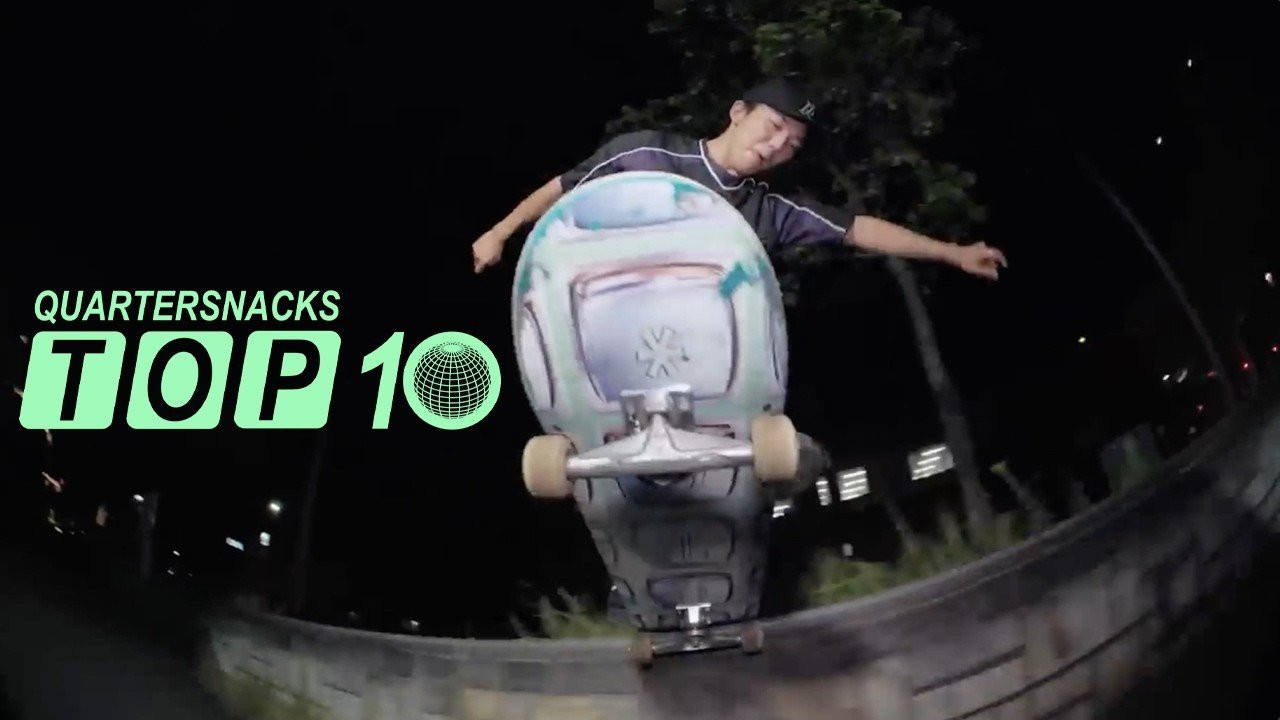 Links to original clips: https://quartersnacks.com/2026/05/qstop10-may-1-2026/ • Intro via @flipskateboards on IG