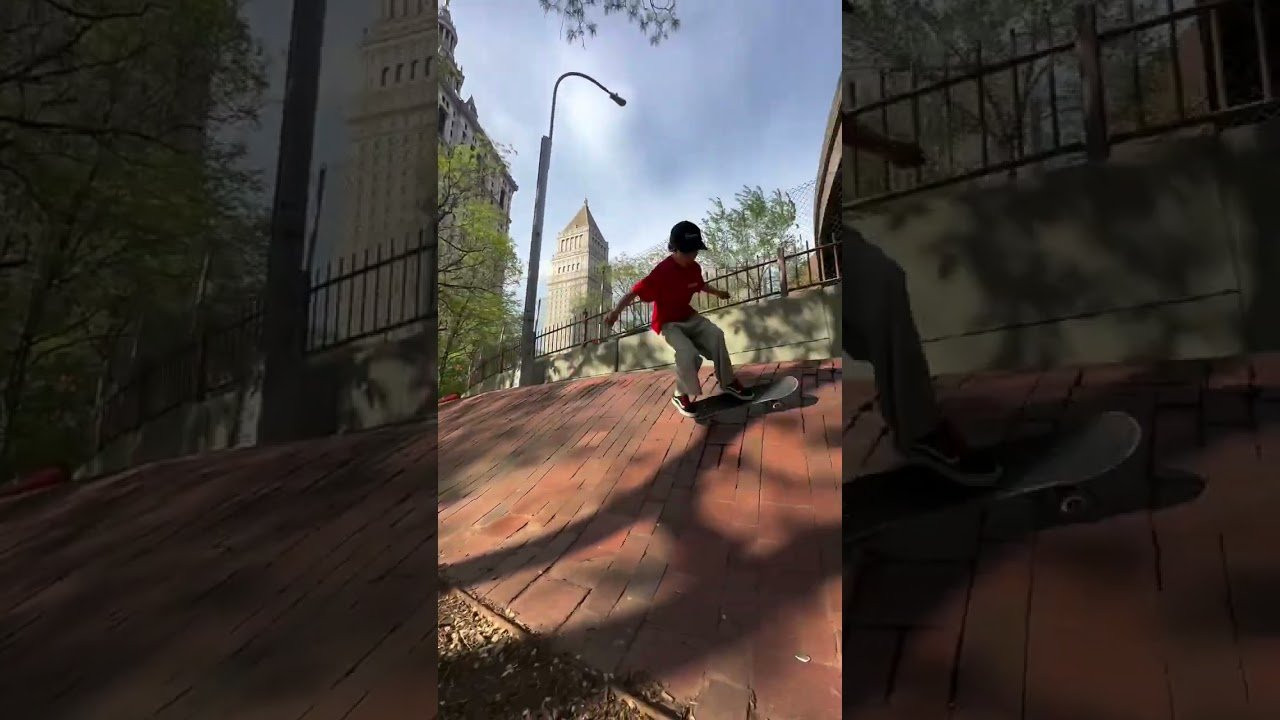 Noah Uchida at Brooklyn Banks.