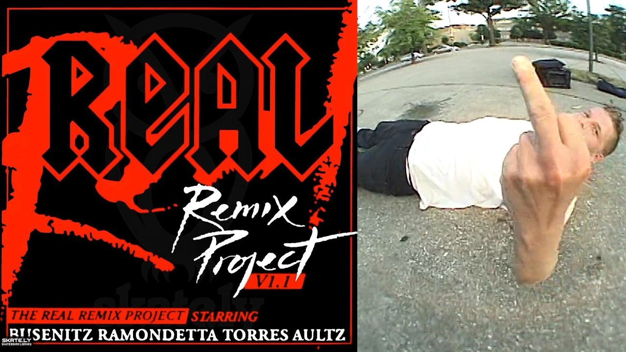 Real Skateboards Presents: “Remix Project V1.1”<br /><br />The first in a series of remixed, remastered and re-edited footage collected and combined from recent video parts and a few new gems.<br />Skating never fades - it only gets better.<br />Enjoy the ride.<br /><br />A Real Skateboards video featuring Dennis Busenitz, Ernie Torres, J.T Aultz and Peter Ramondetta.<br /><br />Chapters<br />0:00 Aultz<br />2:19 Torres<br />5:13 Ramondetta (muted due to copyright)<br />9:59 Busenitz<br /><br />If you have Proper Skate Videos Digitized VHS Tapes or DVDs, please feel free to join our Discord Server and help us to Archive old physical Skate Videos.<br /><br />Odysee: https://odysee.com/@SkateVideoLibrary<br />Discord: https://discord.me/skatevideolibrary<br /><br />Video: 960x720p, 59.94fps, 6000 kbps<br />Audio: Stereo, 48.0 kHz, 128 kbps