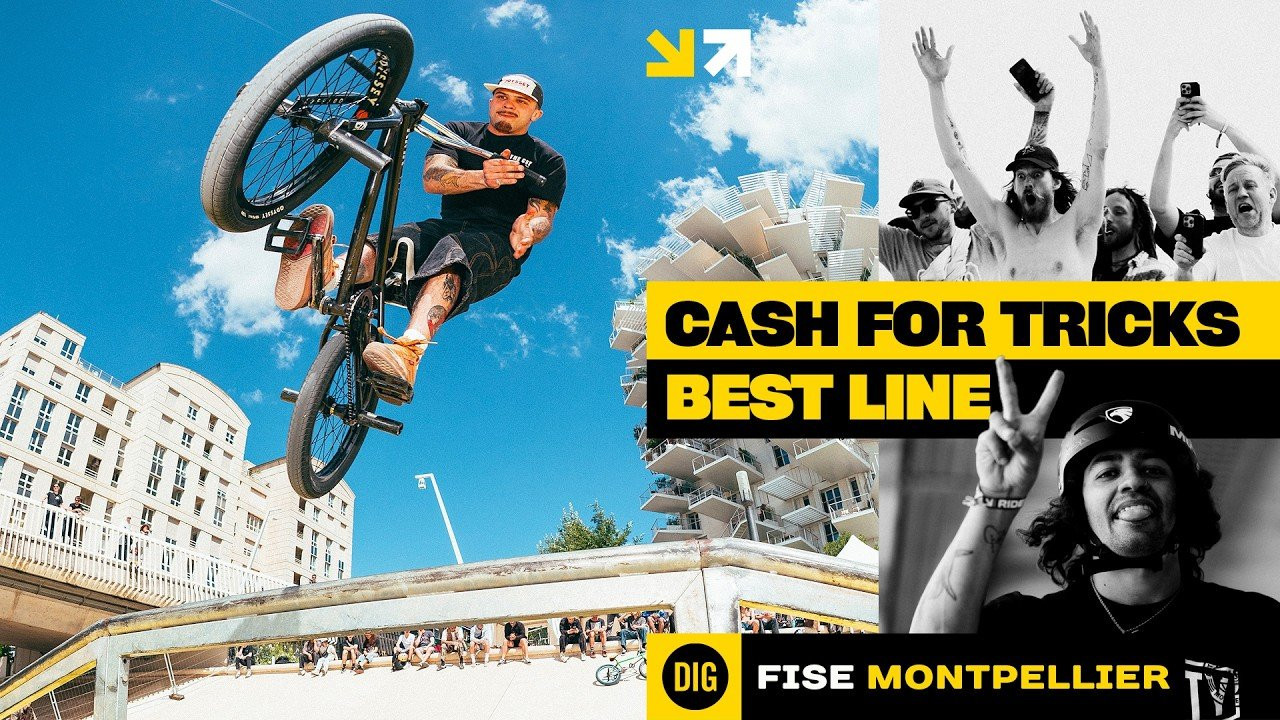 NEW DIG APPAREL https://shop.digbmx.com/collections/APPAREL-AND-MORE<br />-----<br /><br />Here come the FISE Montpellier highlights! First up is the Cash For Tricks and Best Line sessions from the Shred Zone setup. With AK, Anthony Perrin, Reed Stark and way more, you know things got wild. Look out for highlights from the Street Fusion course over the next few days!<br /><br />Filmed and edited by Fred Murray<br /><br />Thumbnail photography by Marin Stupar<br /><br />https://fise.fr<br /><br />-----<br />Visit our website for more BMX videos - http://digbmx.com <br /><br />SUPPORT PROJECT X https://shop.digbmx.com/collections/project-x <br />SUBSCRIBE to the DIG channel for more videos - http://bit.ly/DigBMX<br /><br /> ● Facebook - https://facebook.com/digbmx <br /> ● Instagram - https://instagram.com/digbmx <br /><br />#BMX #DIGBMX