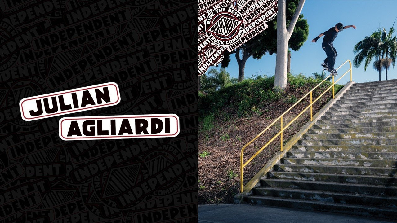 Go Behind the AD with Julian Agliardi as he warms up at Linda Vista Skatepark, pushes through the mental block, and goes all-in on a first-try back lip on a 23-stair handrail for Independent Trucks’ latest Thrasher Magazine AD in the July ’26 issue.<br /><br />Follow Julian - https://www.instagram.com/julian_agliardi/<br /><br />Filmed by<br />Jacob 'Paco' Nuñez - https://instagram.com/paconertz/<br />Rhino - https://instagram.com/rhino/<br /><br />Edited by Jacob 'Paco' Nuñez - https://instagram.com/paconertz/<br /><br />____________________________________________________________________<br /><br />Ride The Best and Subscribe to Independent Trucks!<br /><br />Shop: https://nhsskatedirect.com/pages/independent-trucks<br />YouTube: http://bitly.com/IndyYouTube​​<br />Facebook: https://www.facebook.com/IndependentTrucks<br />Instagram: https://instagram.com/independenttrucks​<br />Twitter: https://twitter.com/indy_trucks​